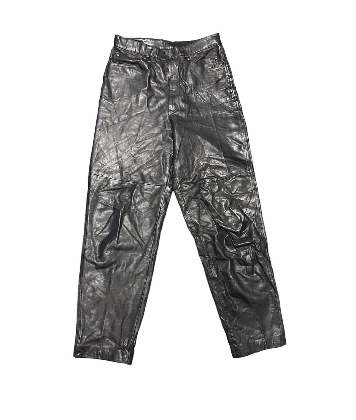 Comme des Garcons Homme Vintage 80s Comme des garcons homme leather pants Size US 30 / EU 46 - 2 Thumbnail
