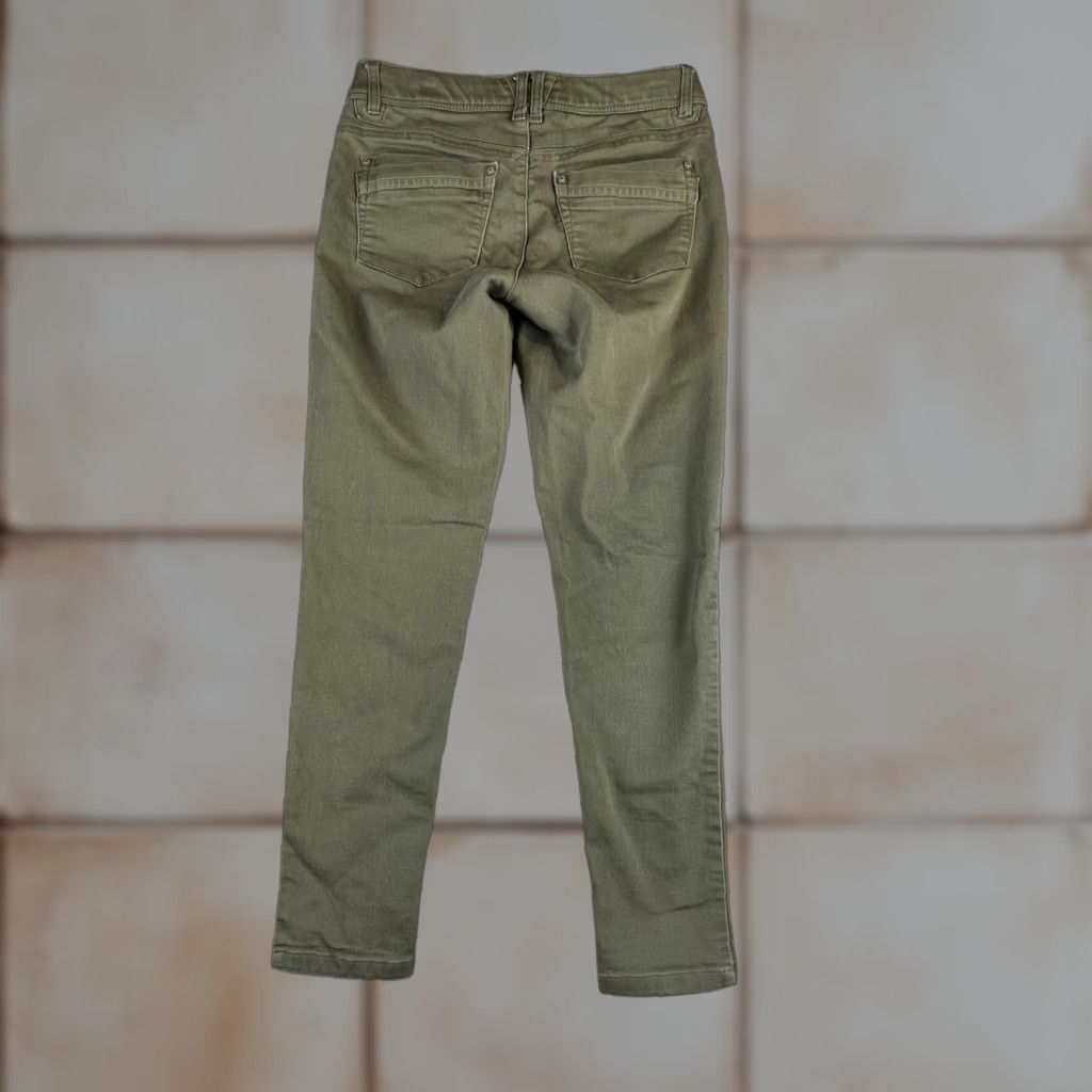 Vintage VINTAGE Democracy Ab Technology Pants Womens 4 Olive Green Stretch Skinny Tapered City Size 27" / US 4 / IT 40 - 1 Thumbnail