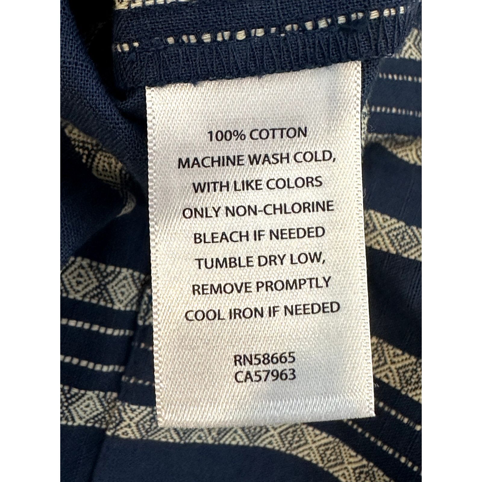 Treasure & Bond Treasure & Bond Blue Tan Striped Button Down Blouse M NWT Size M / US 6-8 / IT 42-44 - 9 Thumbnail