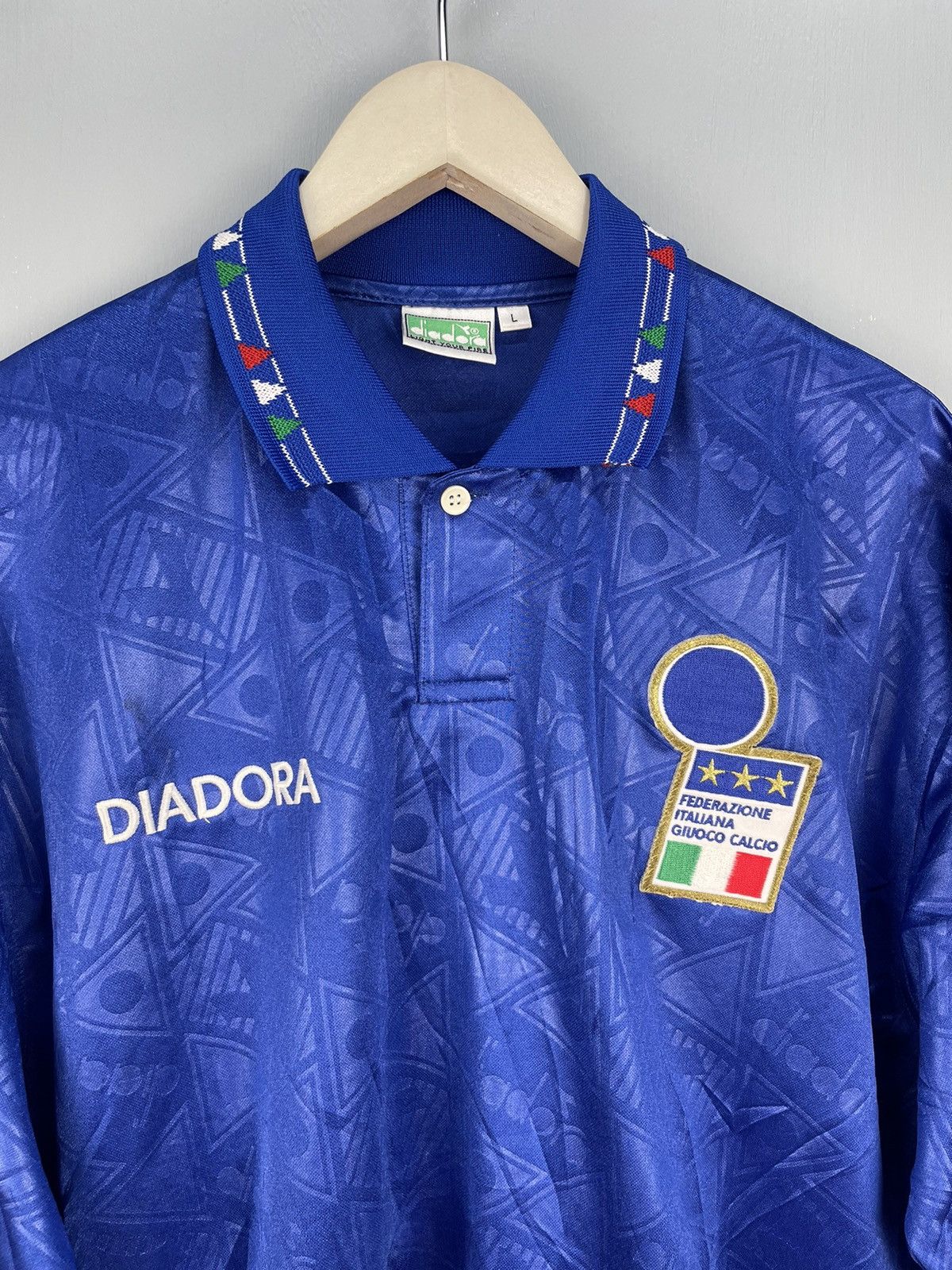 Diadora × Vintage Vintage 1994 Italy Diadora jersey Size US L / EU 52-54 / 3 - 3 Thumbnail