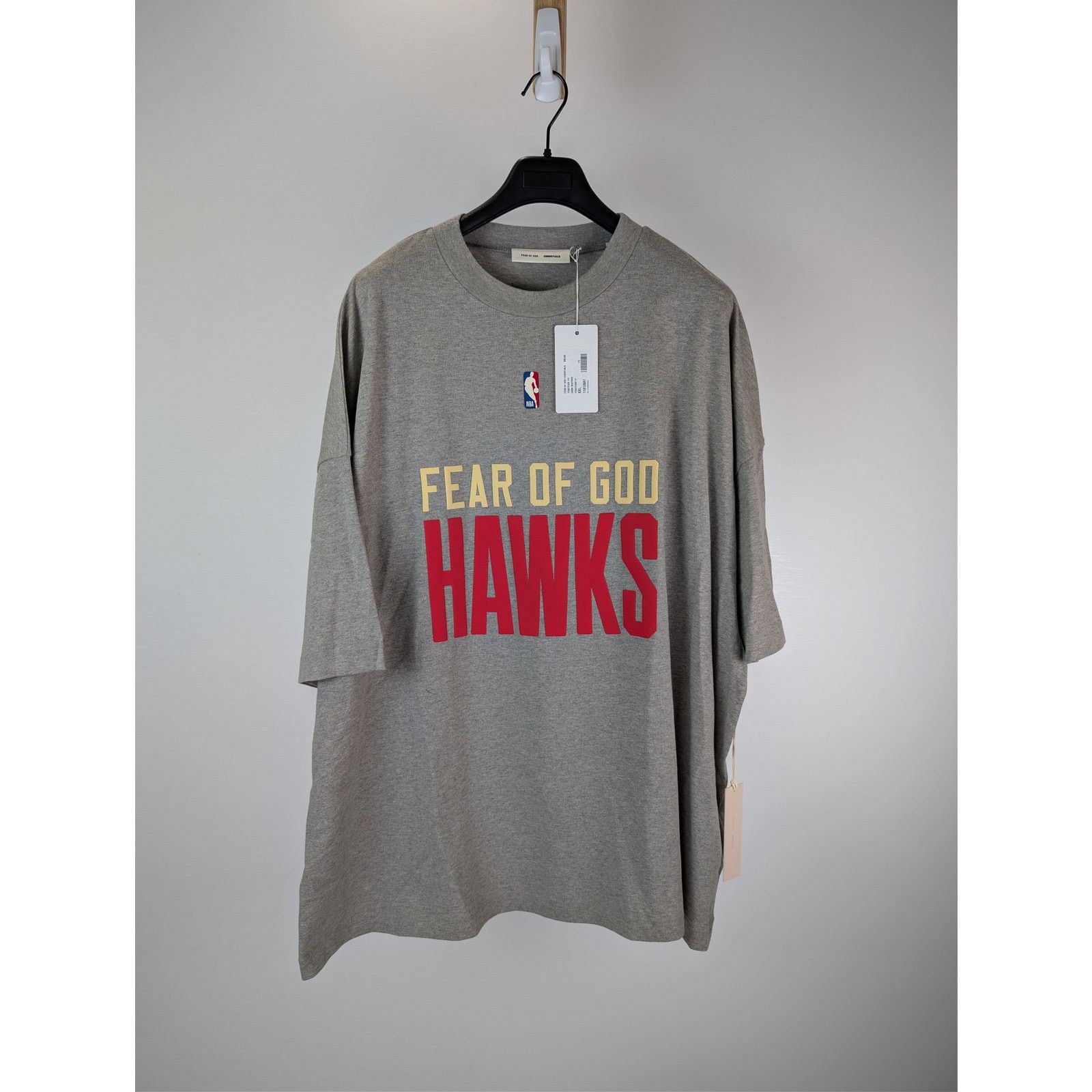 Fear of God o1rshd1 Atlanta Hawks NBA Tee Shirt in Dark Heather Size US XXL / EU 58 / 5 - 1 Thumbnail