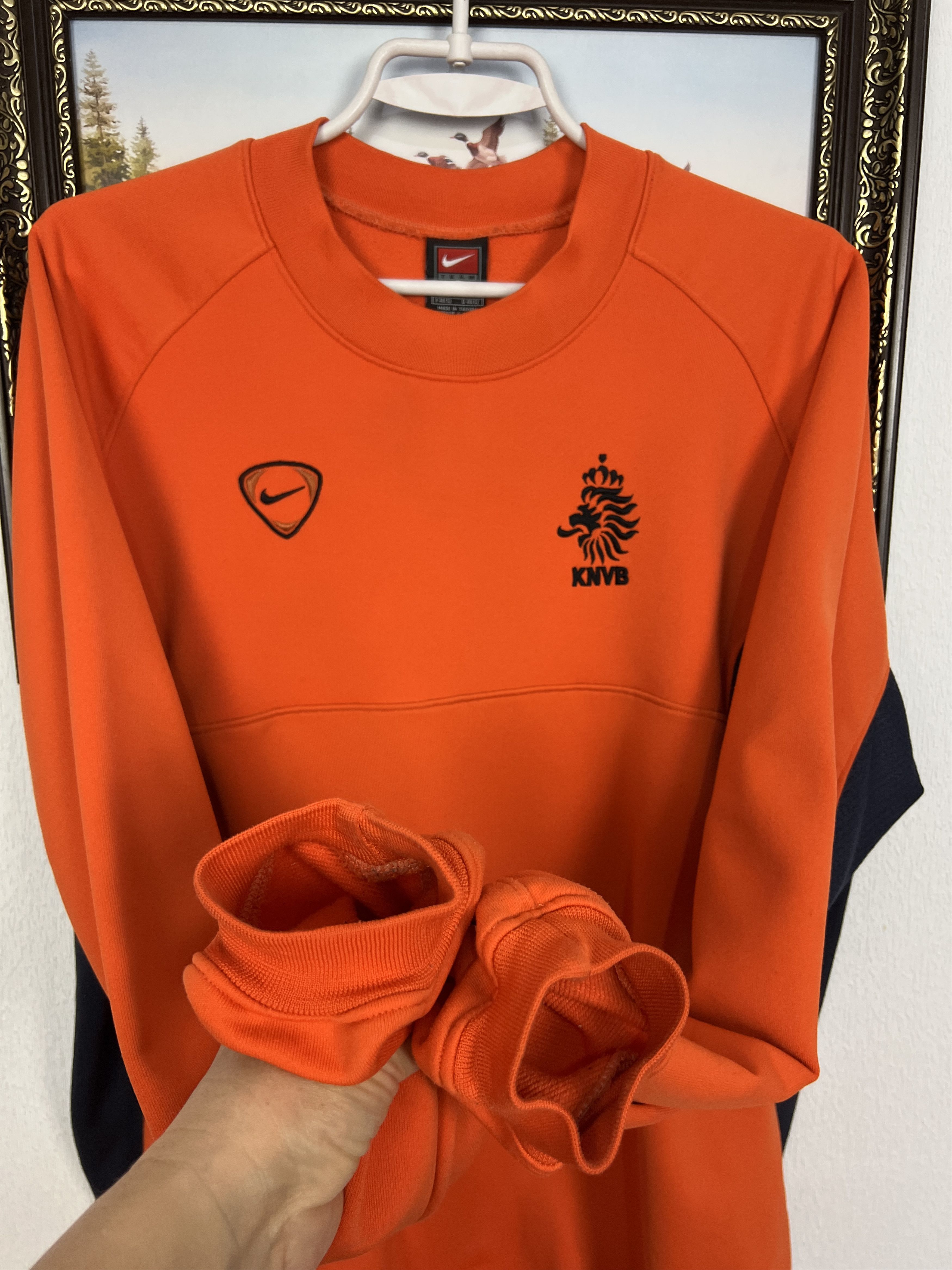 Nike Netherlands Holland Football Sweatshirt Crewneck Track Top Size US M / EU 48-50 / 2 - 4 Thumbnail