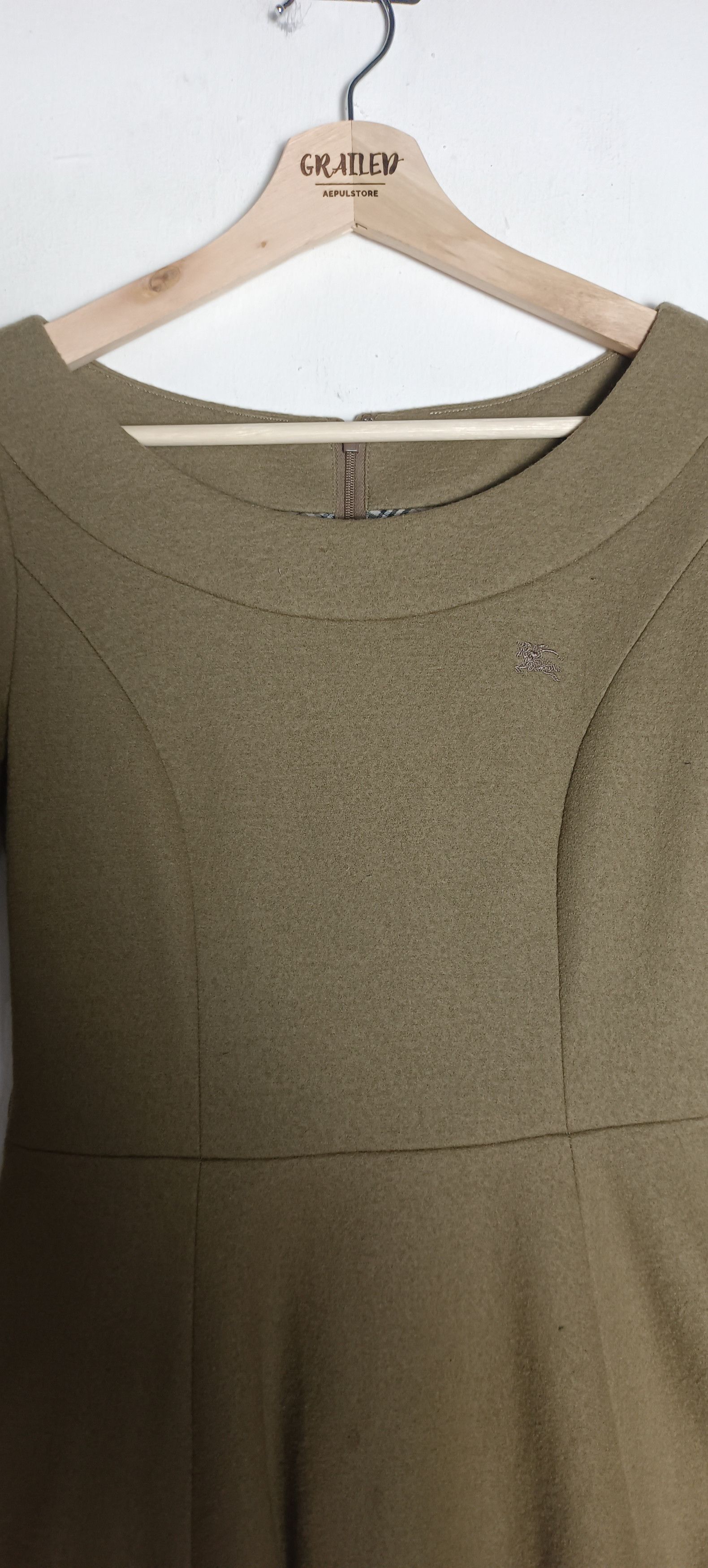 Burberry BURBERRYS LONDON MIDI DRESSES BLUE LABEL Size XS / US 0-2 / IT 36-38 - 7 Thumbnail