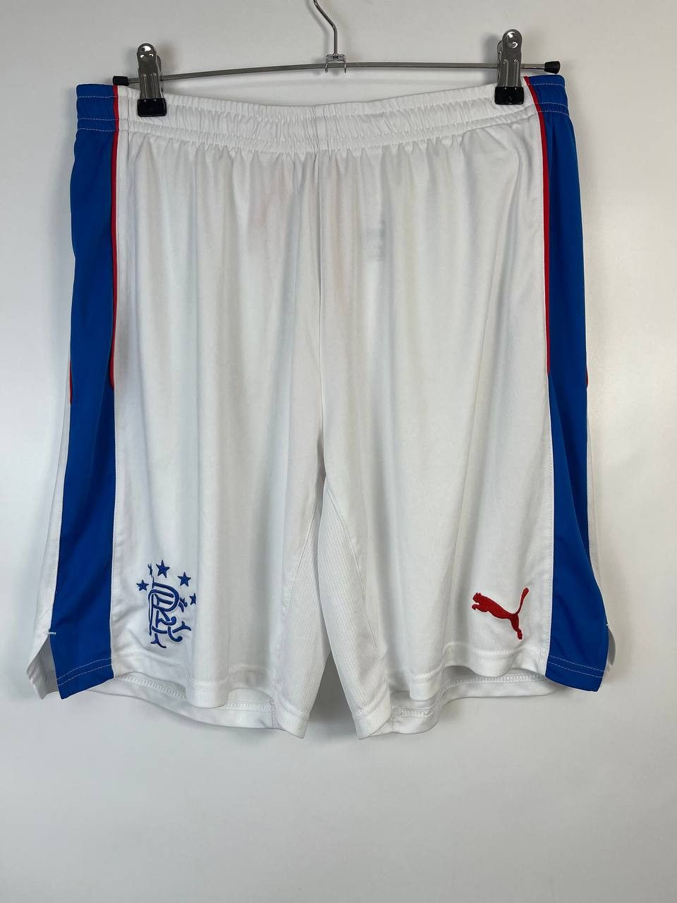 Puma RANGERS FC 2017 2018 AWAY SHORTS PUMA WHITE SIZE L Size US 34 / EU 50 - 1 Thumbnail