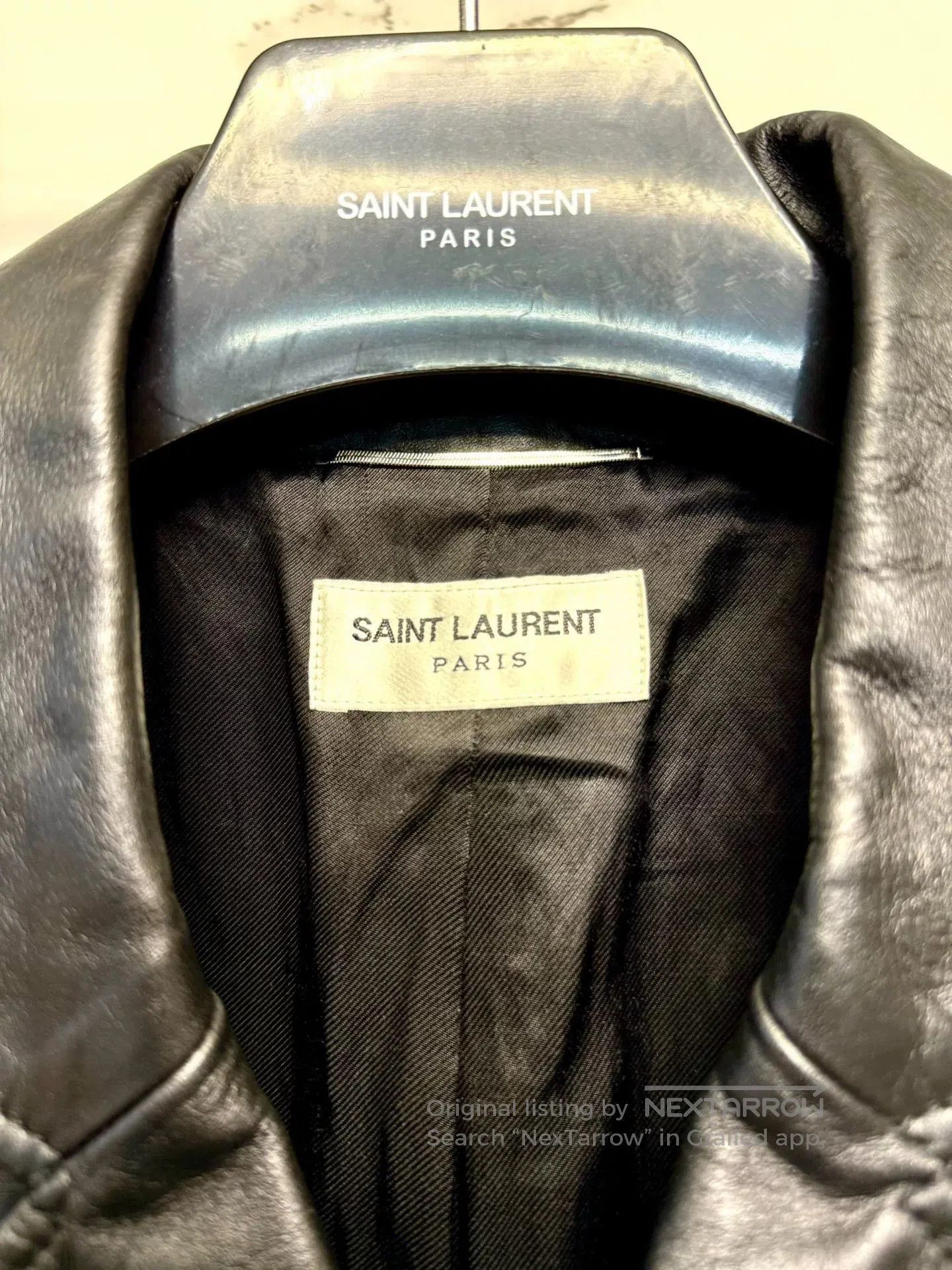 Saint Laurent Paris saint laurent studded black leather jacket. Size US S / EU 44-46 / 1 - 3 Thumbnail
