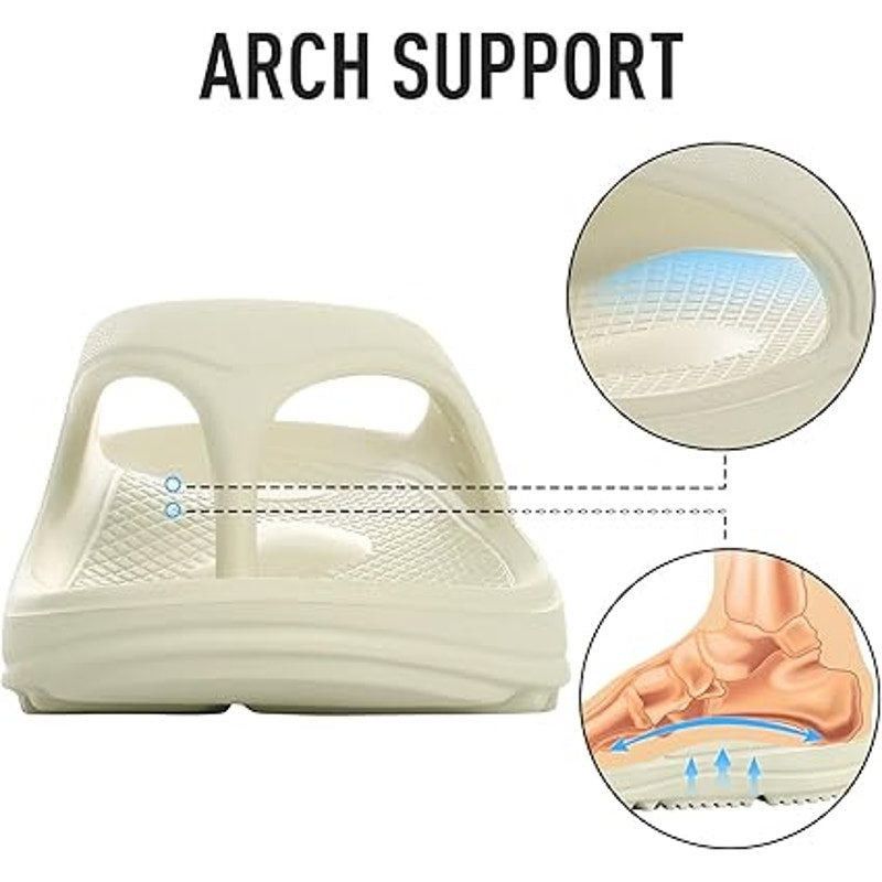 Other Shevalues Women's 11.5 Cream Thong Orthopedic Sandals Size US 11.5 / IT 41.5 - 2 Thumbnail
