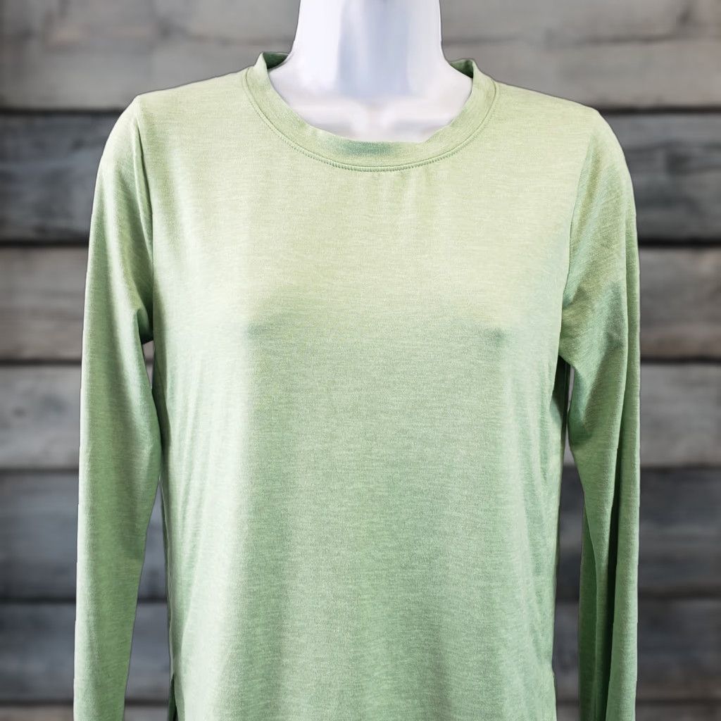Athleta Athleta Womens Uptempo Long Sleeve Top XS Solid Green Thumbholes Shirt Womens XS Green Pullover Activewear 90s? Size XS / US 0-2 / IT 36-38 - 1 Thumbnail