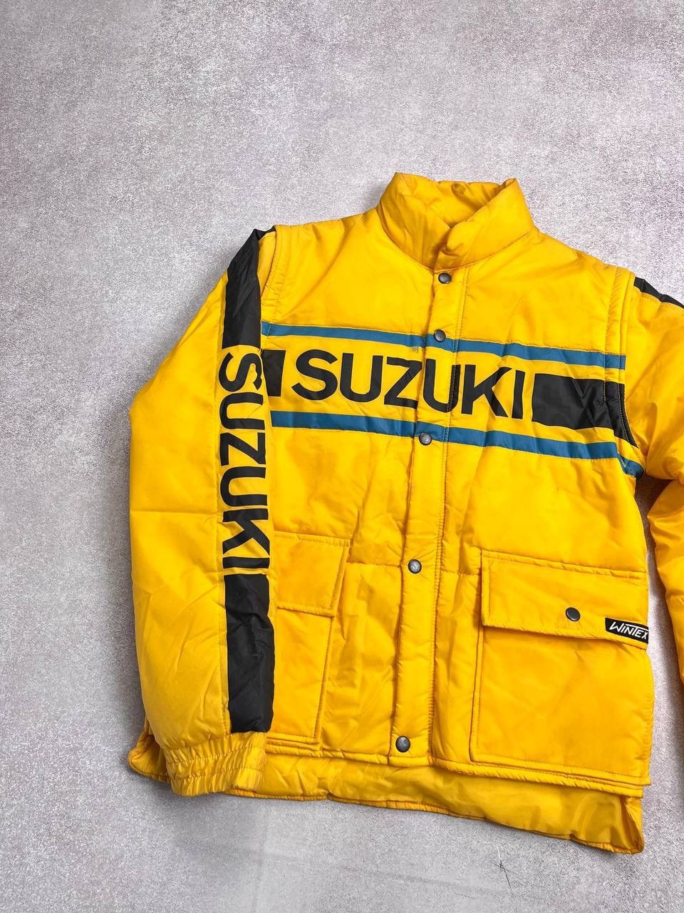 Vintage Vintage Suzuki Racing Modular Yellow Down Puffer Jacket S Size US S / EU 44-46 / 1 - 5 Thumbnail