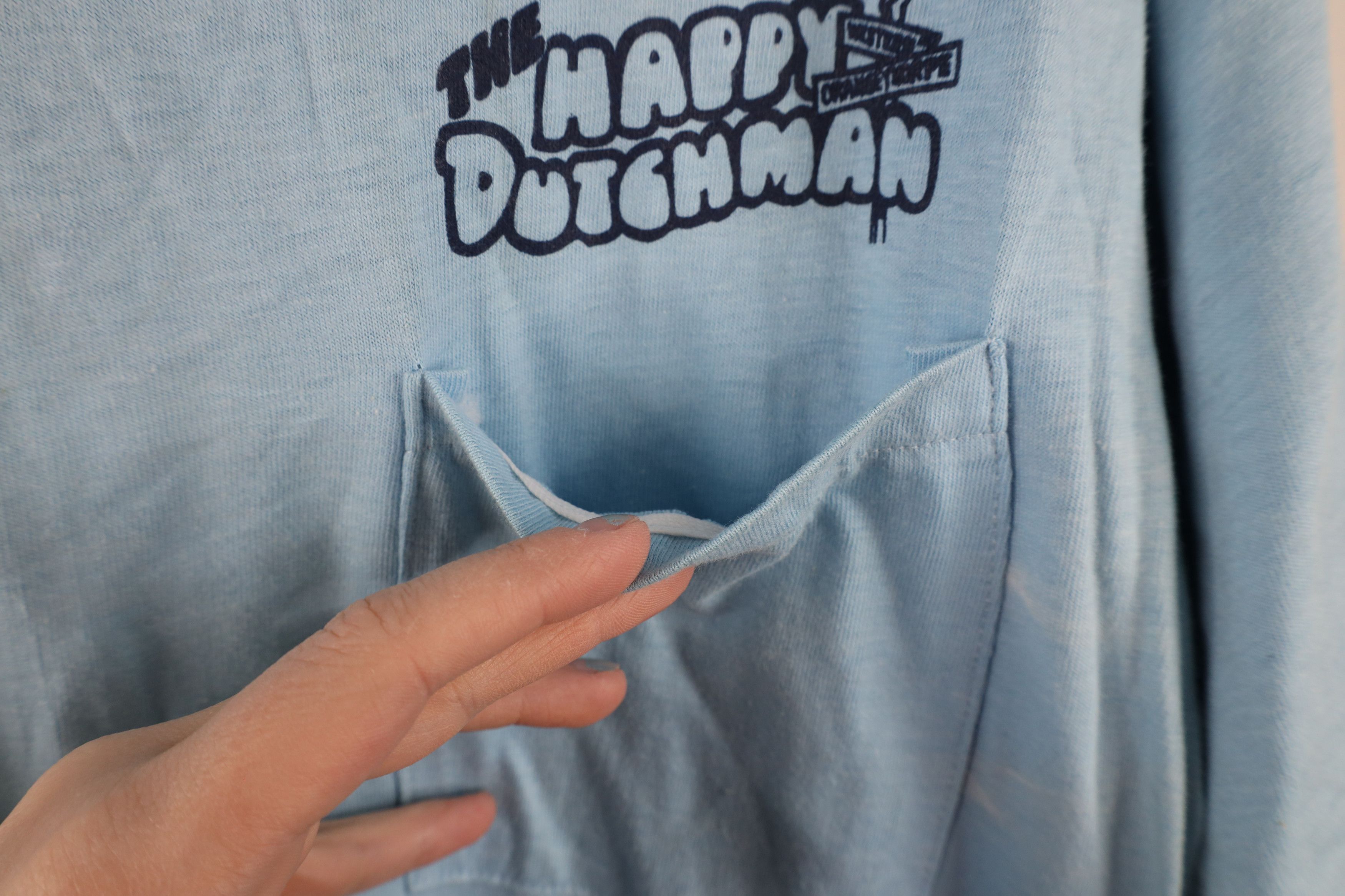 Vintage Vintage 70s The Happy Dutchman Bar California T-Shirt USA Size US L / EU 52-54 / 3 - 5 Thumbnail