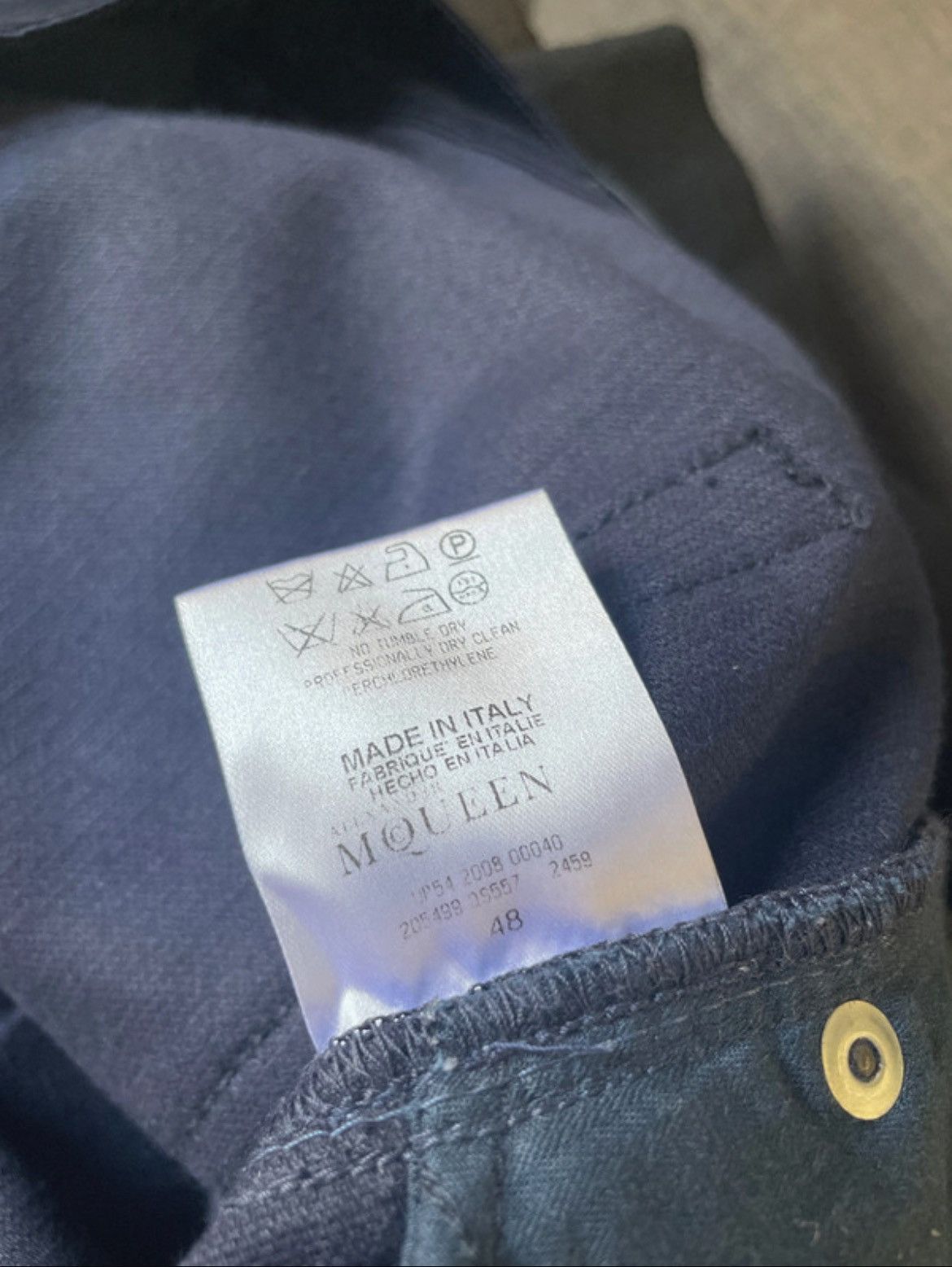Alexander McQueen Dark Blue Alexander McQueen Corduroy Trousers Size US 32 / EU 48 - 6 Thumbnail