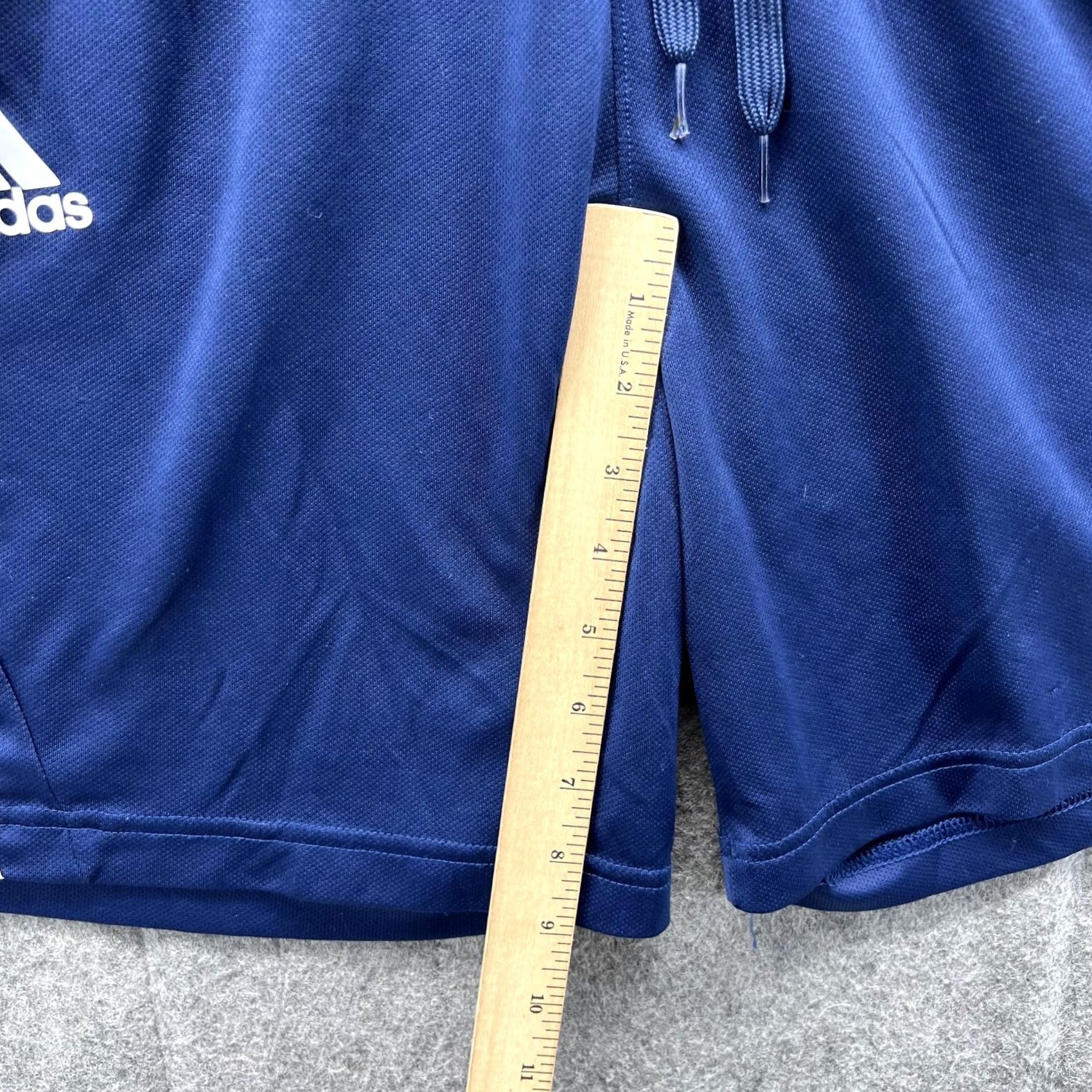 Adidas Adidas Shorts Men Medium Blue Athletic Trefoil Basketball Gym 3 Stripes Ultimate Size US 31 - 7 Thumbnail