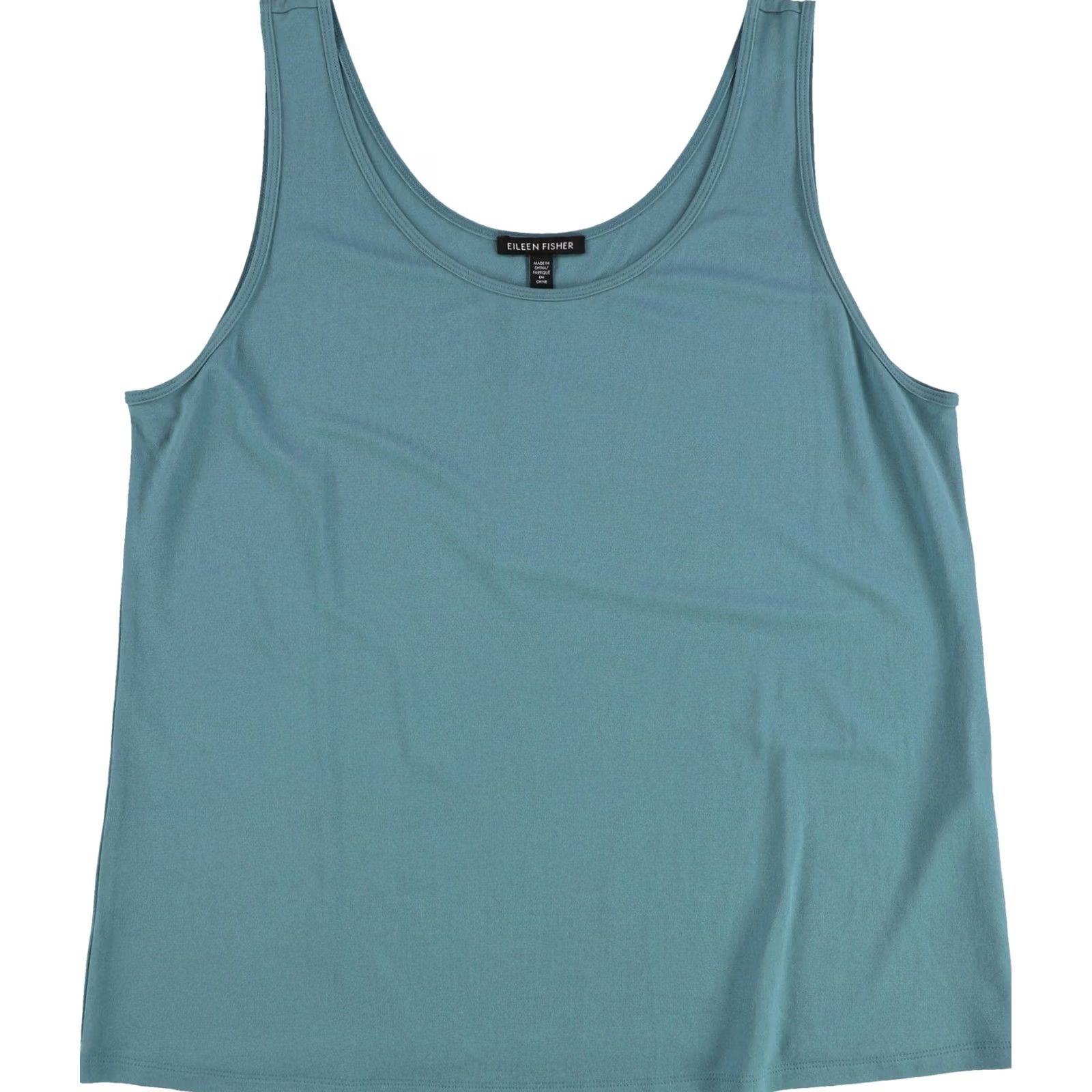 Eileen Fisher Eileen Fisher Womens Silk Tank Top brightblue XS Size XS / US 0-2 / IT 36-38 - 2 Thumbnail