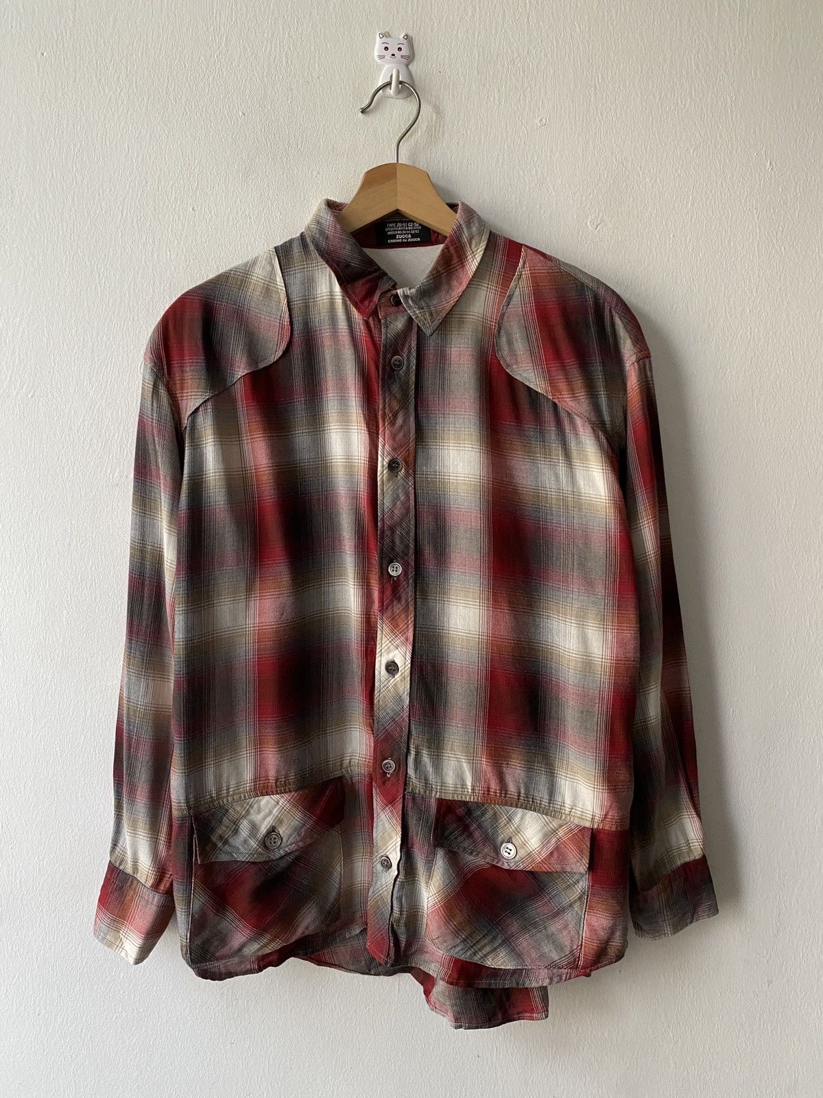 CABANE de ZUCCa Vintage Cabane De Zucca By Issey Miyake Button Up Shirt Size US L / EU 52-54 / 3 - 3 Thumbnail