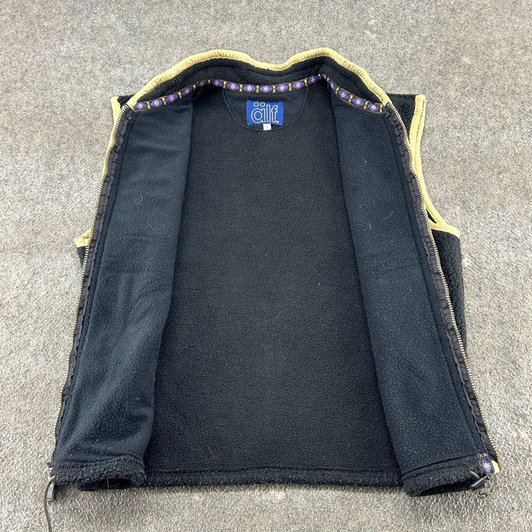Vintage VINTAGE ALF Vest Mens L Black Full Zip Fleece 3-in-1 Jacket Size US L / EU 52-54 / 3 - 2 Thumbnail