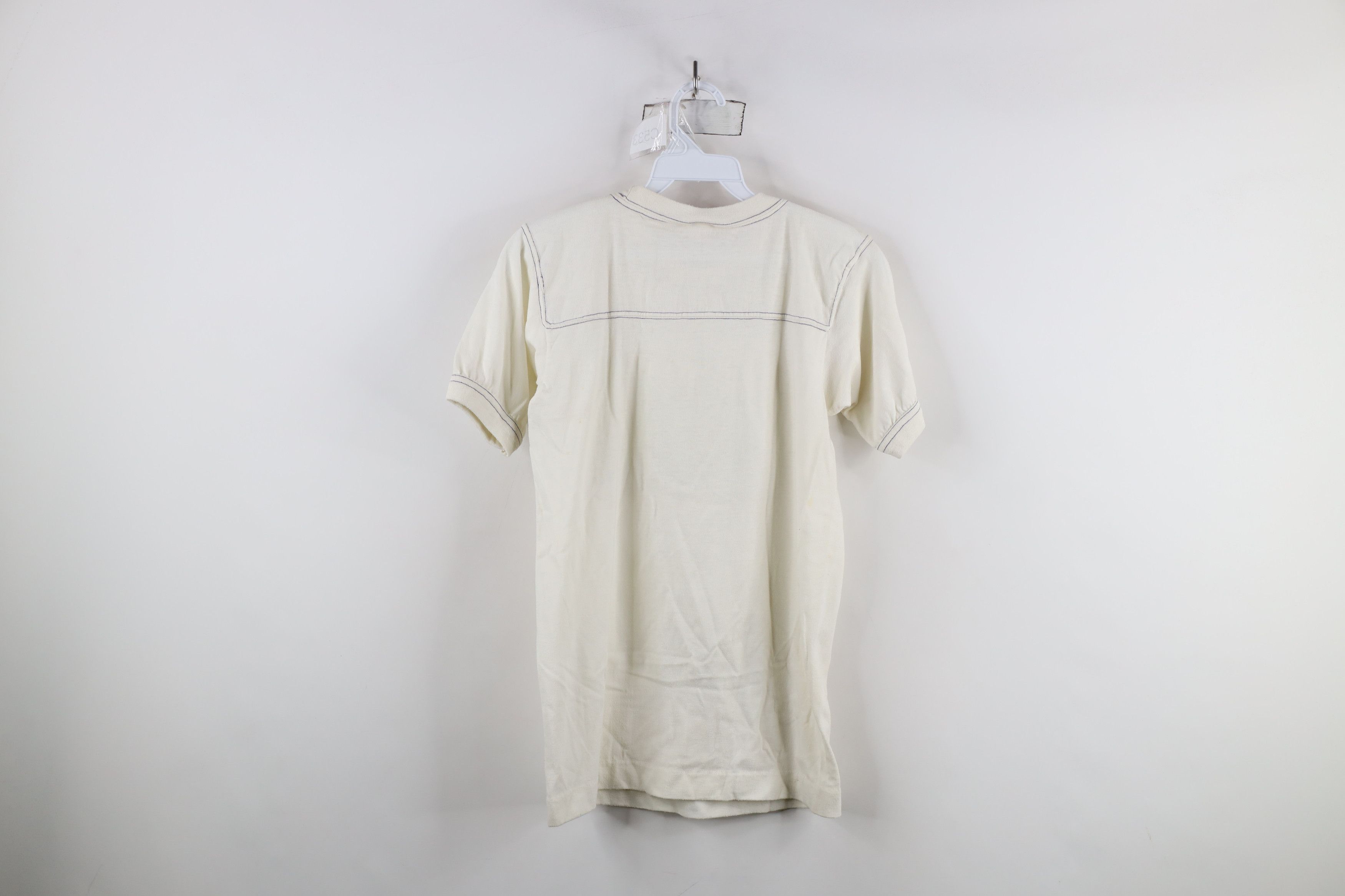 Vintage Vintage 70s Racquetball Jersey Ringer T-Shirt White USA Size S / US 4 / IT 40 - 11 Thumbnail
