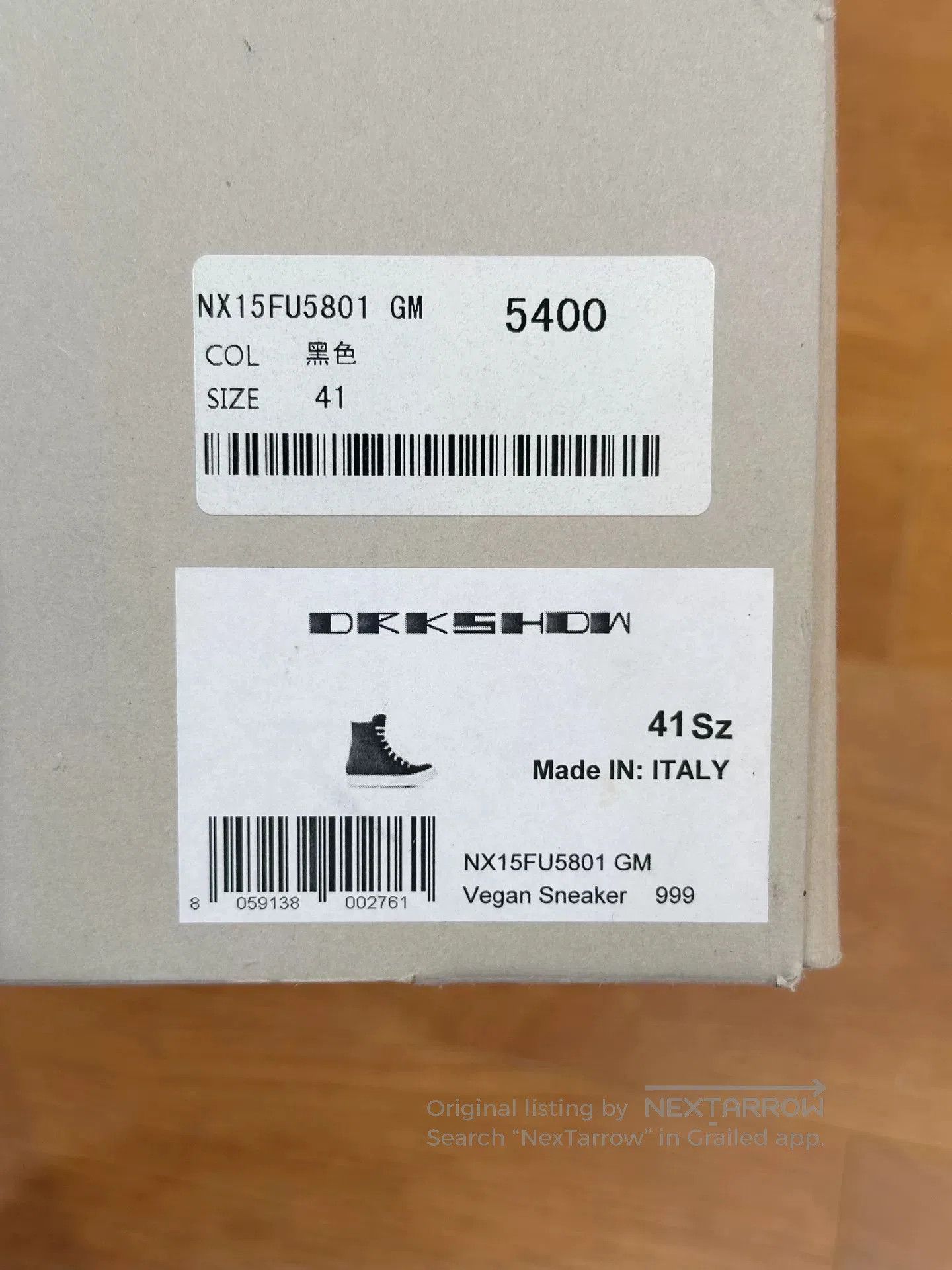 Rick Owens Drkshdw Rick Owens DRKSHDW High-Top Sneakers. Size US 8 / EU 41 - 9 Thumbnail