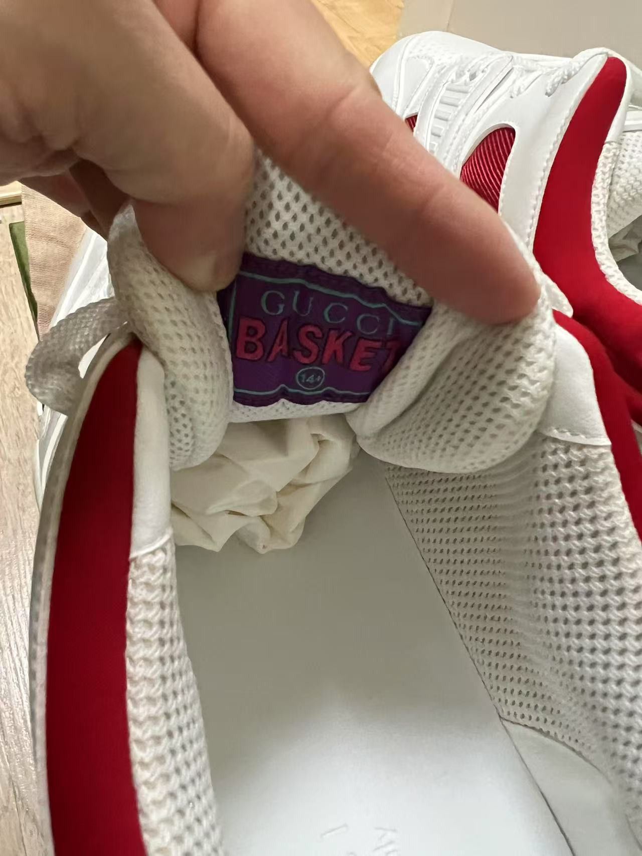 Gucci Gucci Basket White Demetra Size US 15 / EU 48 - 2 Thumbnail
