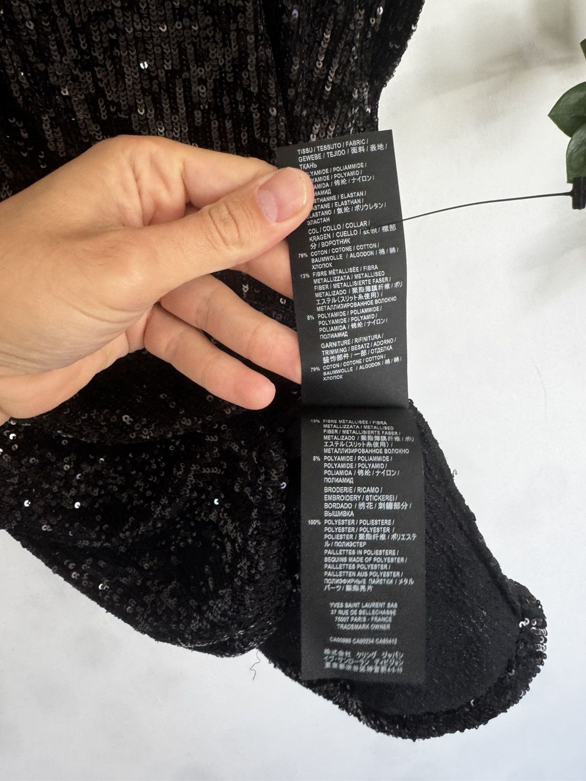 Saint Laurent Paris Oversized Sequins polo Size US S / EU 44-46 / 1 - 6 Thumbnail