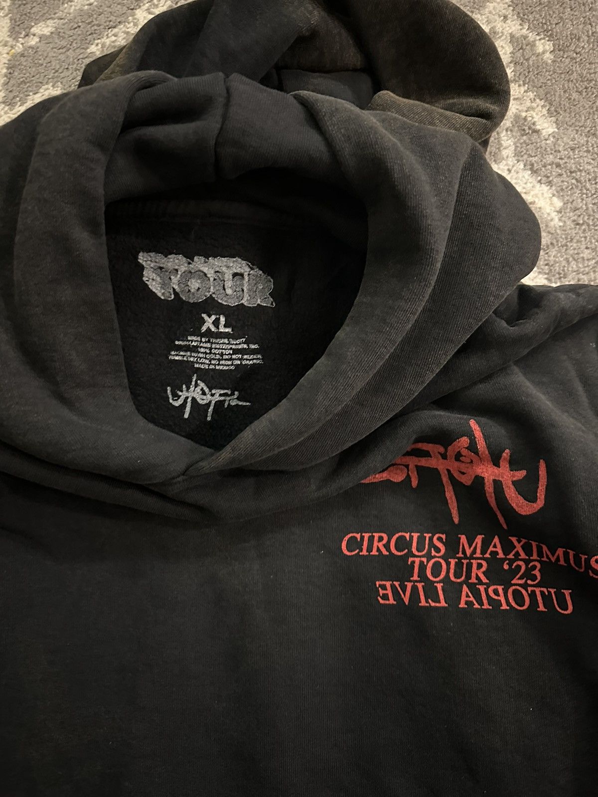 Travis Scott London Exclusive Travis Scott Circus Maximus Utopia Hoodie Size US XL / EU 56 / 4 - 4 Thumbnail