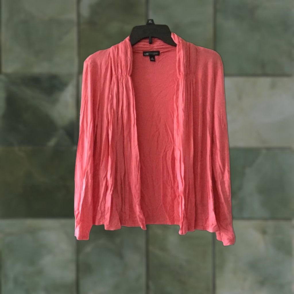 Vintage VINTAGE I.N. Studio Coral Sweater Cardigan Women's Small Long Sleeve Size S / US 4 / IT 40 - 1 Thumbnail