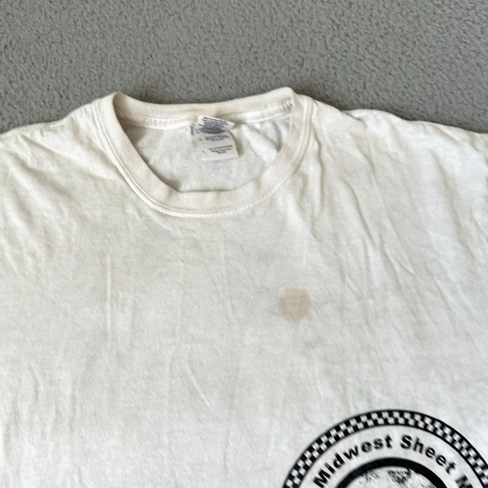 Gildan VINTAGE Lucas Oil Shirt Mens Large White 90s Motors Racing Show Me Challenge Shirt Mens L White 90s Motors Racing Size US L / EU 52-54 / 3 - 4 Thumbnail