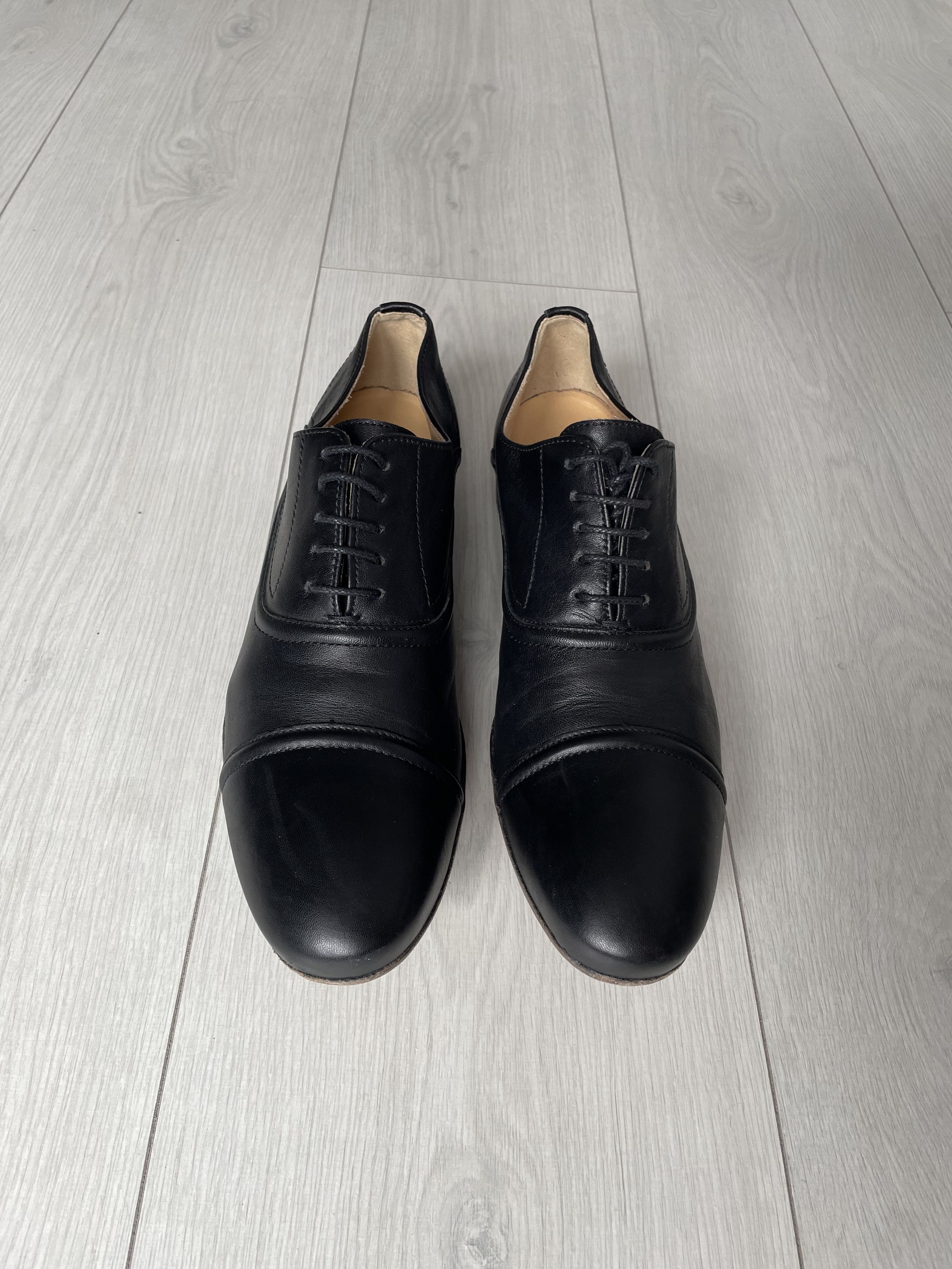 LLOYD Lloyd sz 7 1/2 Germany Black Leather Oxfords Dress Shoes Size US 7.5 / EU 40-41 - 10 Thumbnail