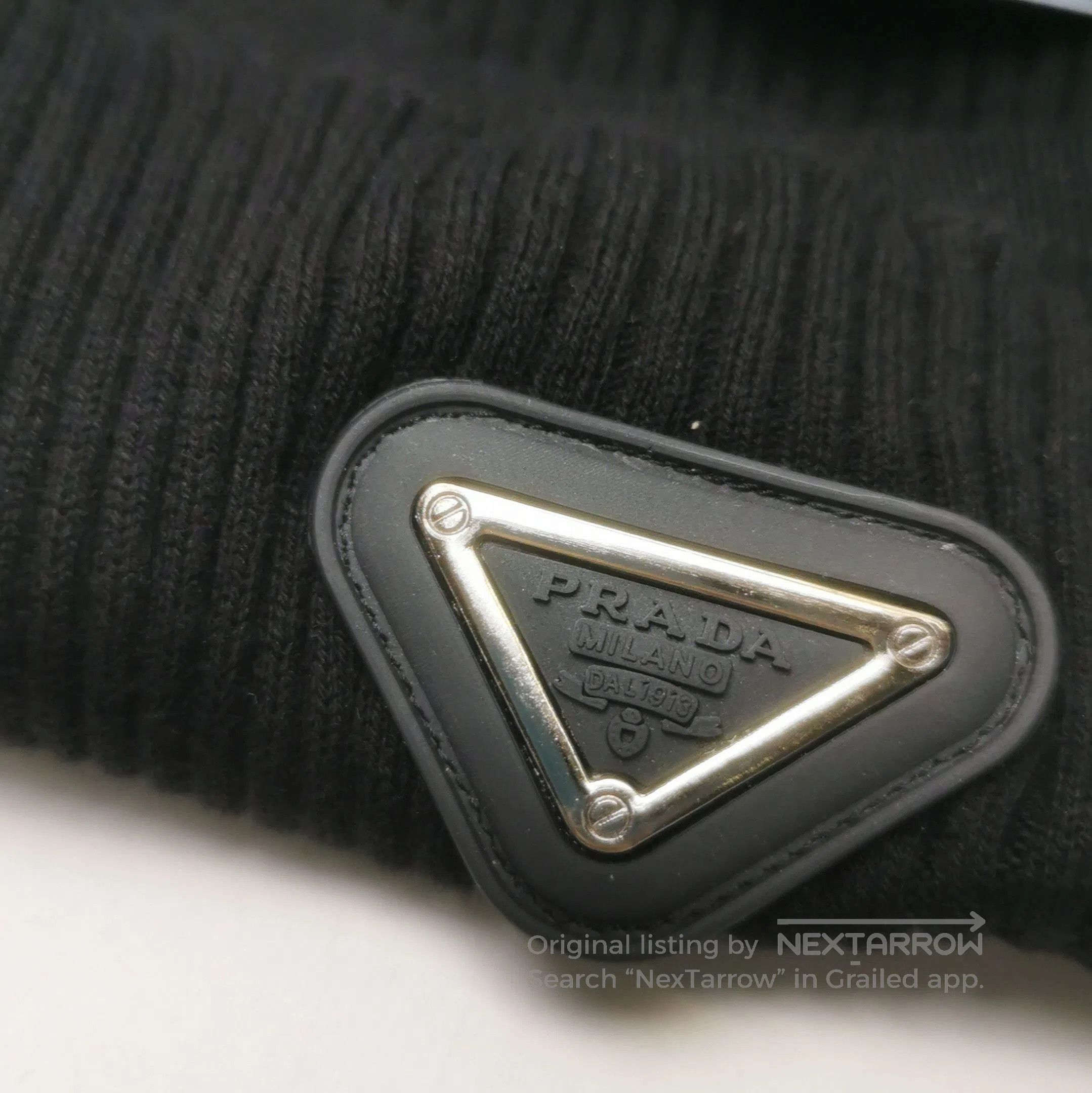 Prada Prada Black Ribbed Knit Crew Neck Sweater . Size M / US 6-8 / IT 42-44 - 8 Thumbnail