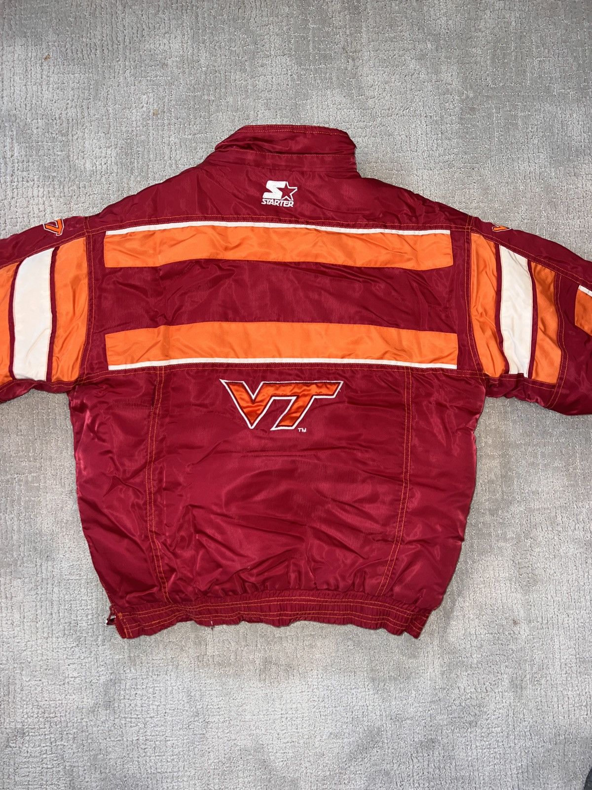 Starter × Vintage Vintage Virginia Tech Starter Jacket Medium Size US M / EU 48-50 / 2 - 7 Thumbnail