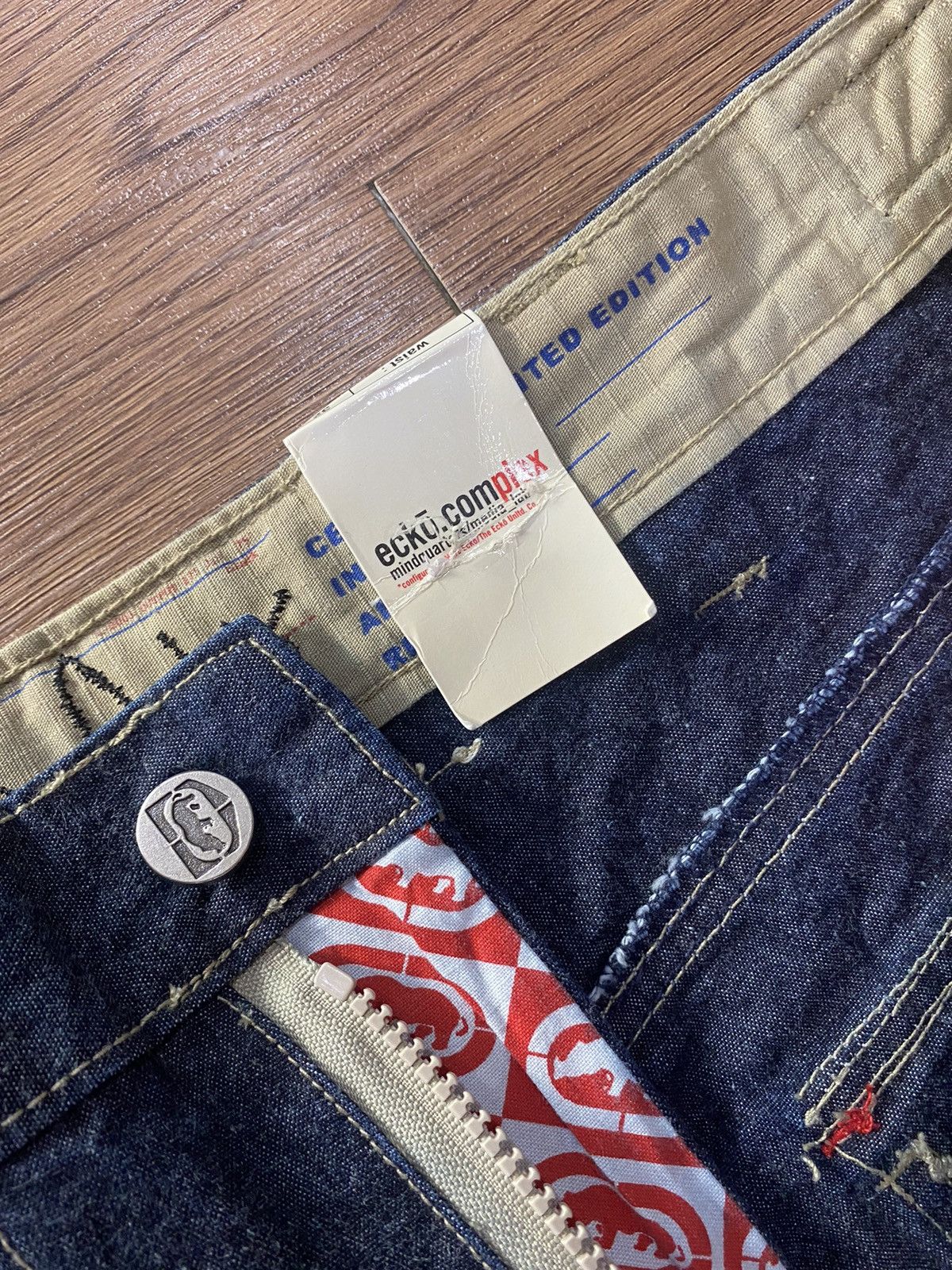 Ecko Unltd. Limited Edition‼️Y2K Ecko Unltd Double Knee Loose Fit Jeans Size US 32 / EU 48 - 12 Thumbnail