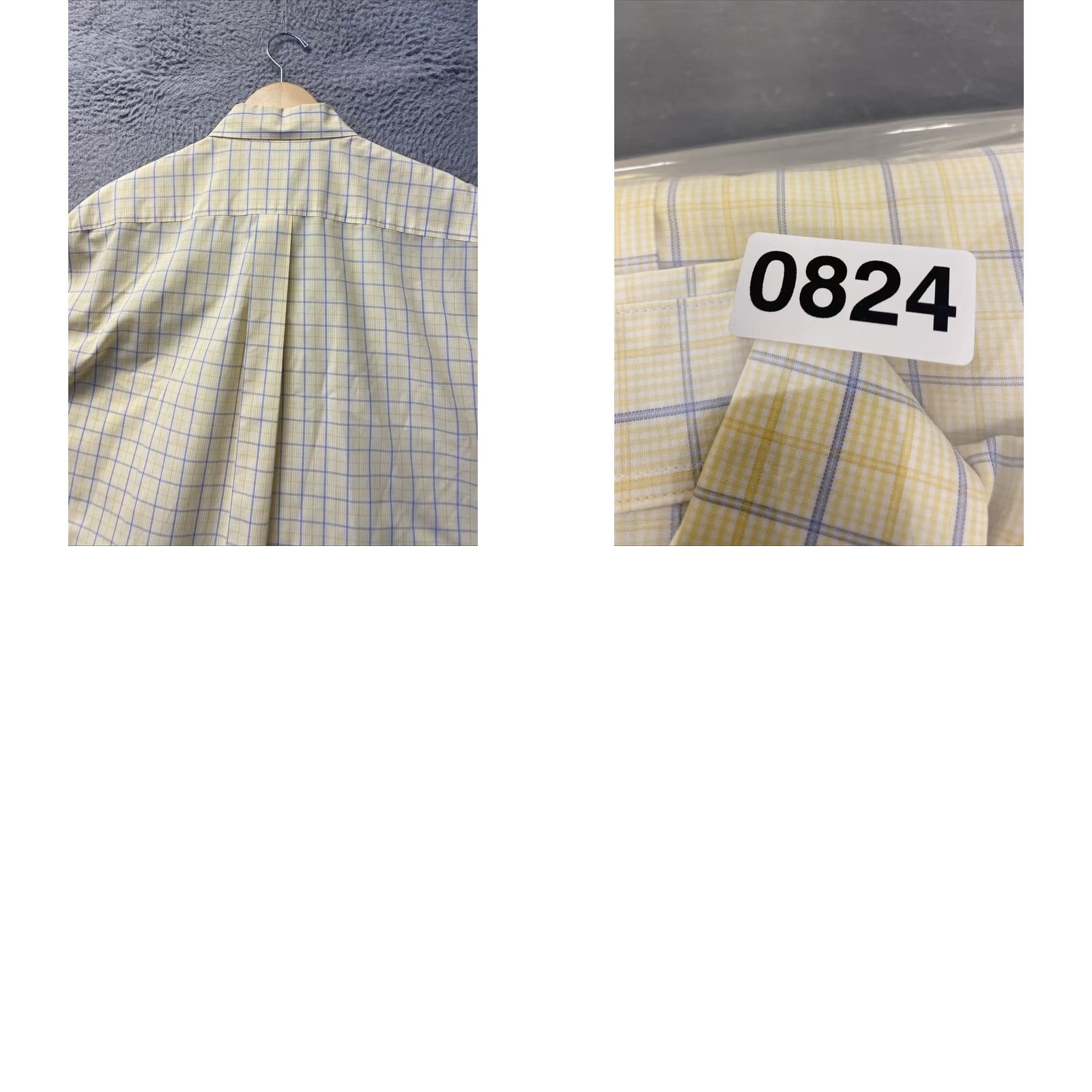 Brooks Brothers Brooks Brothers Shirt Mens L 100% Cotton Yellow Check Button-Down Long Sleeve Regular Pockets USA/0824 Size US L / EU 52-54 / 3 - 9 Thumbnail