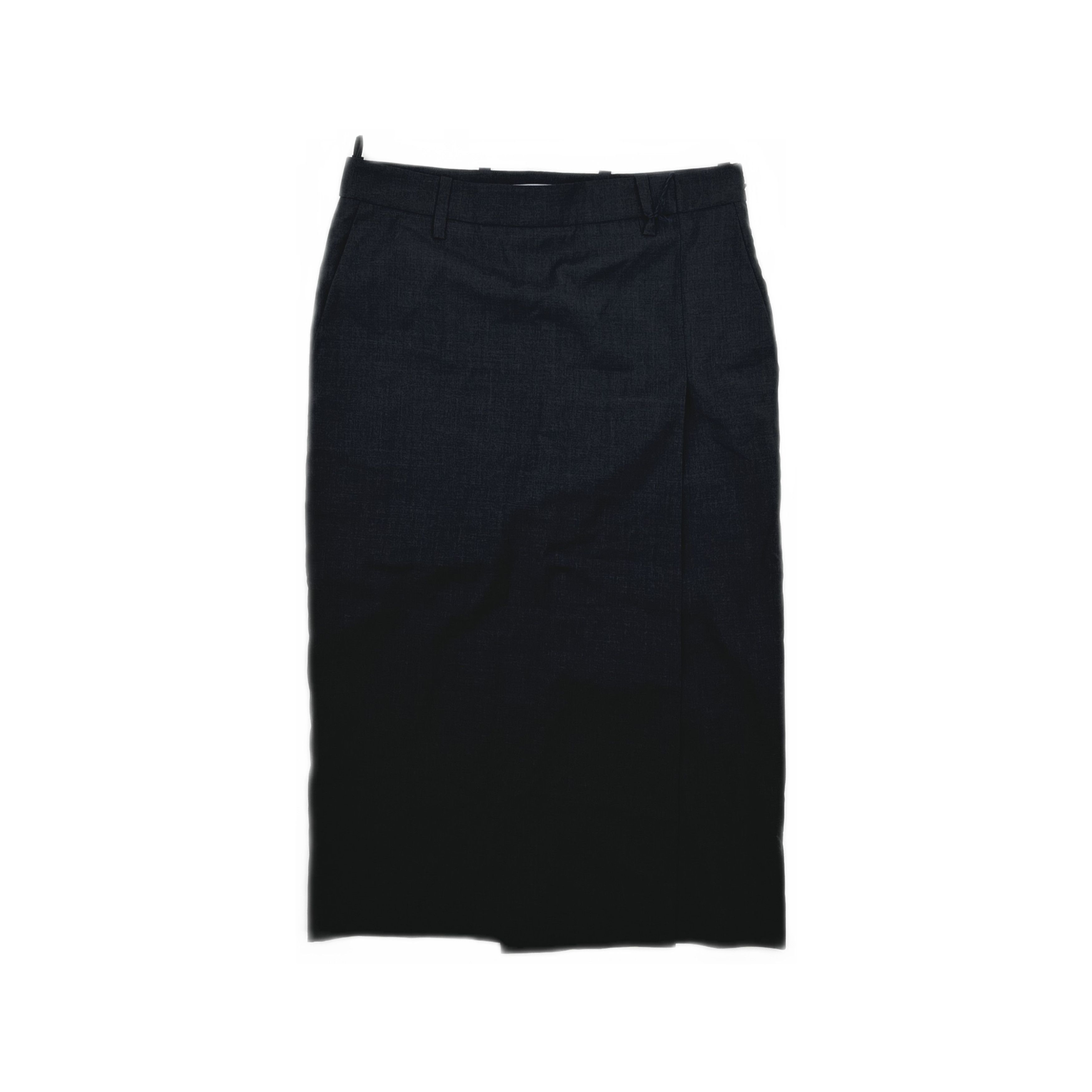 Prada Prada Superfine Wool Slit Skirt Size 38 Size 26" / US 2 / IT 38 - 1 Thumbnail