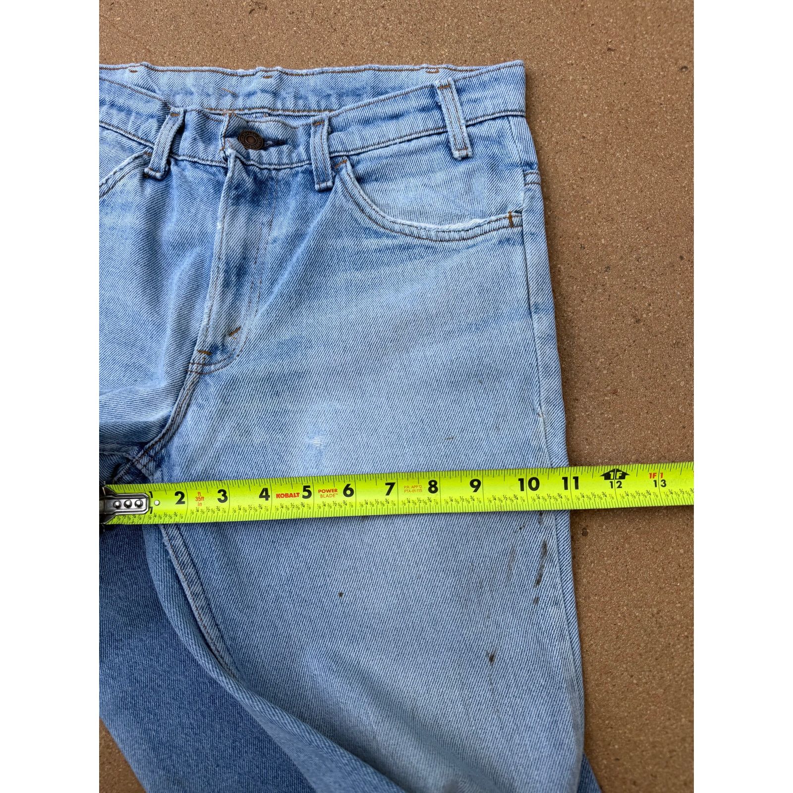 Levi's Vtg 80's Levi's 684 Orange Tab Bellbottom Flare Jeans 30x33 Size US 30 / EU 46 - 13 Thumbnail