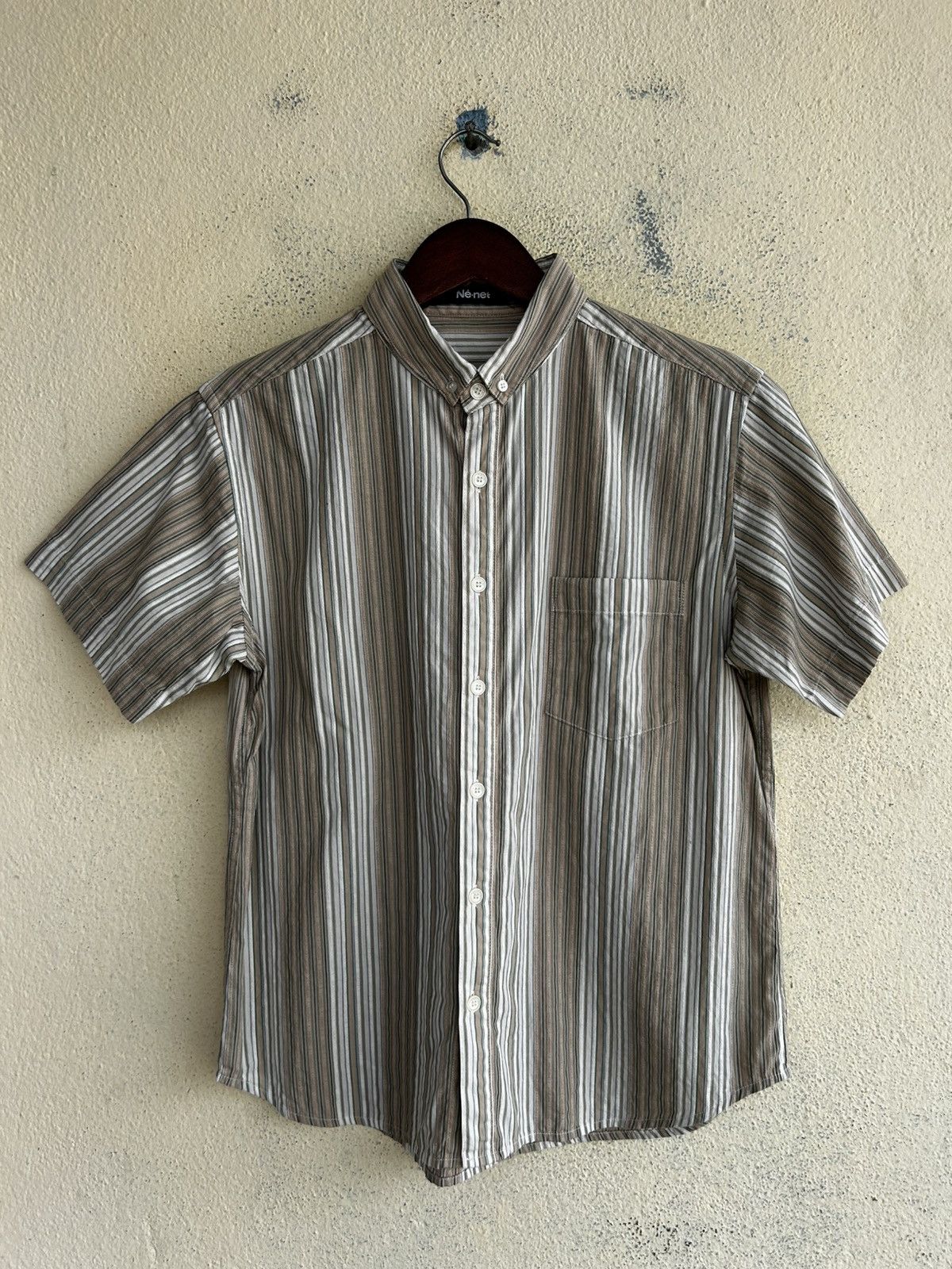 Issey Miyake Ne-net Stripes Shirt Size US XS / EU 42 / 0 - 1 Thumbnail