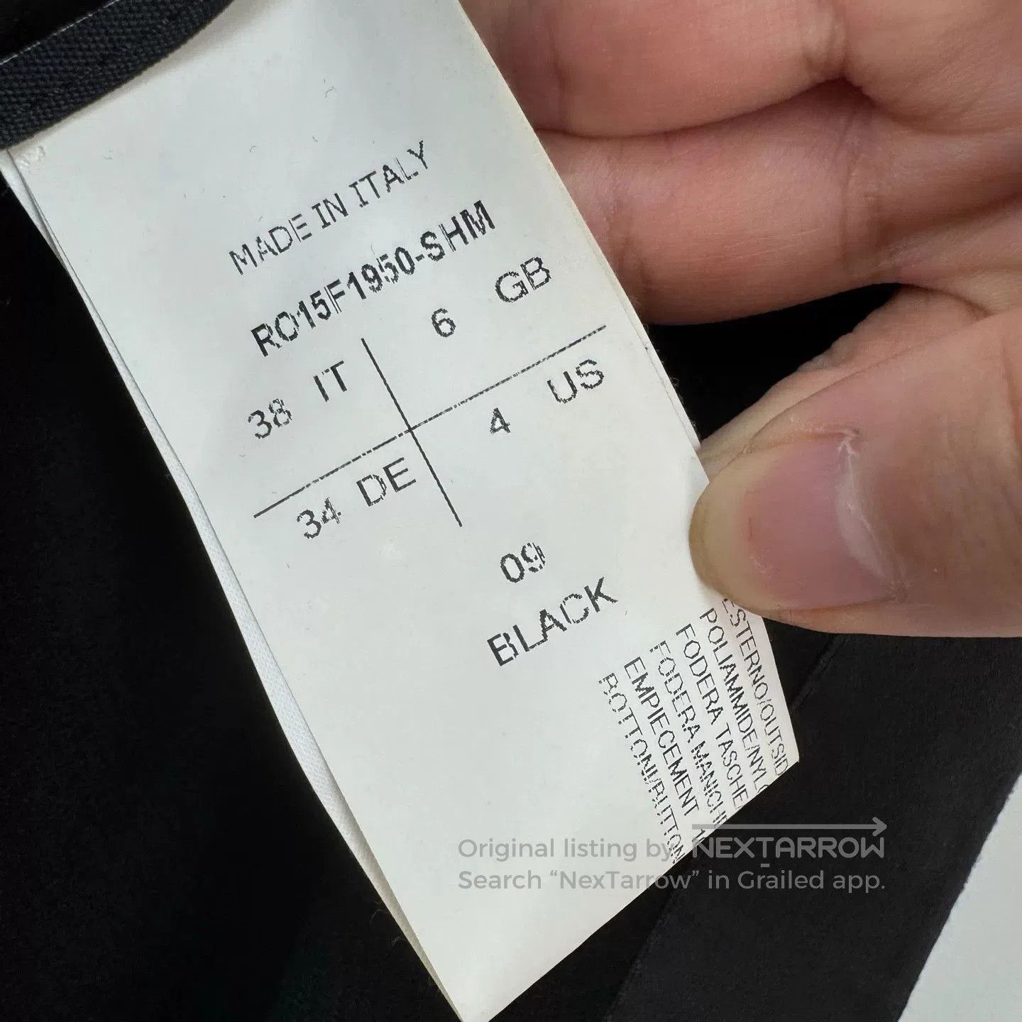 Rick Owens rick owens black wool coat. Size M / US 6-8 / IT 42-44 - 6 Thumbnail