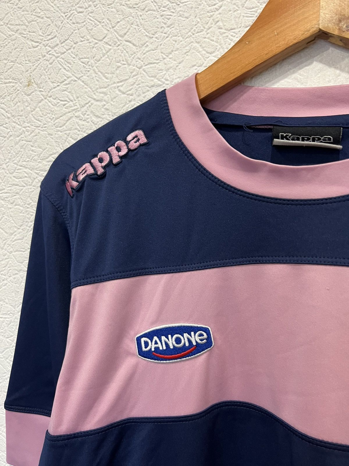 Kappa Danone Croix De Savoie Kappa Mens Soccer Jersey Shirt Size US XL / EU 56 / 4 - 2 Thumbnail