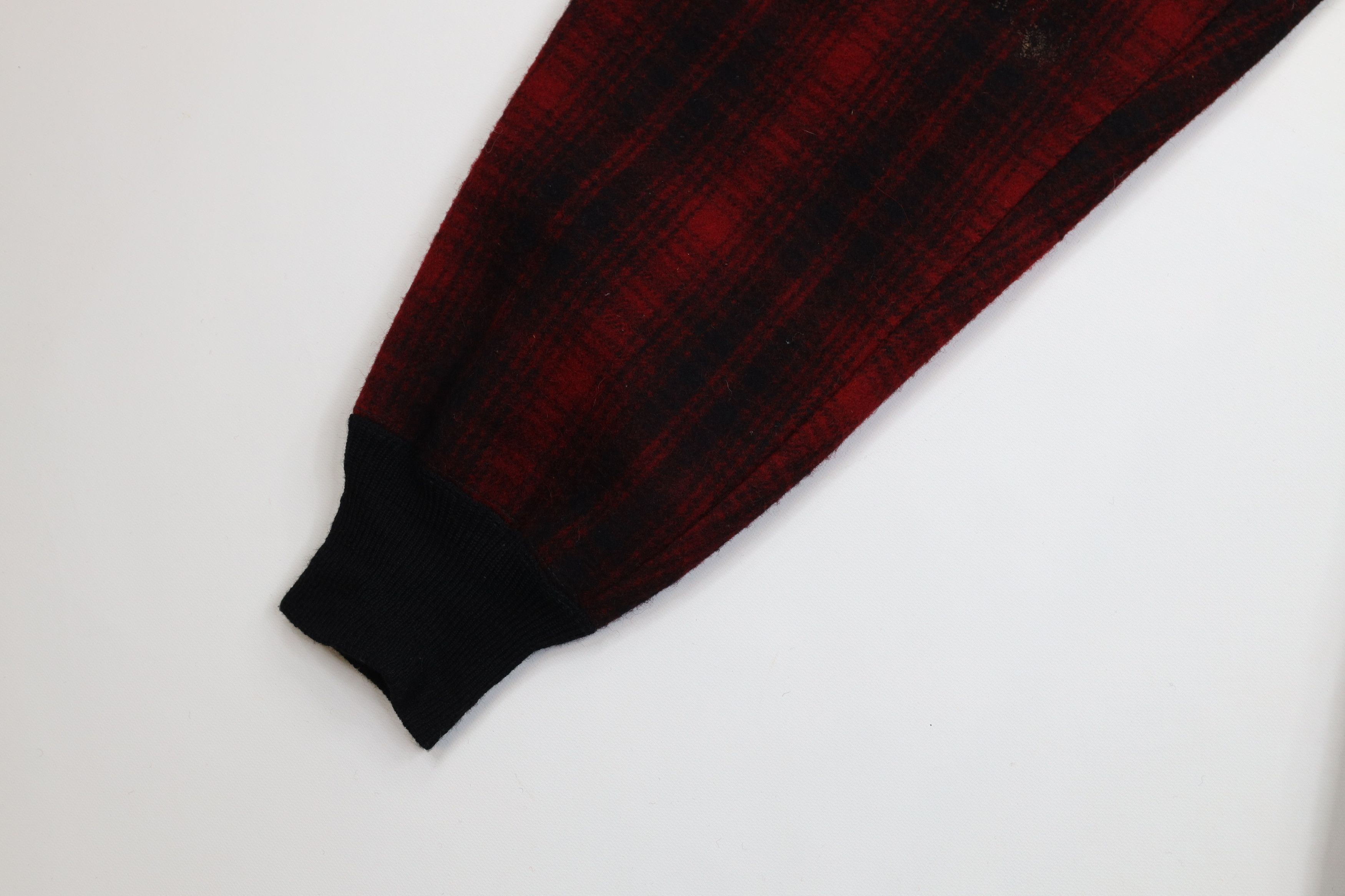 Vintage 60s 70s Woolrich Wool Joggers Pants Plaid USA