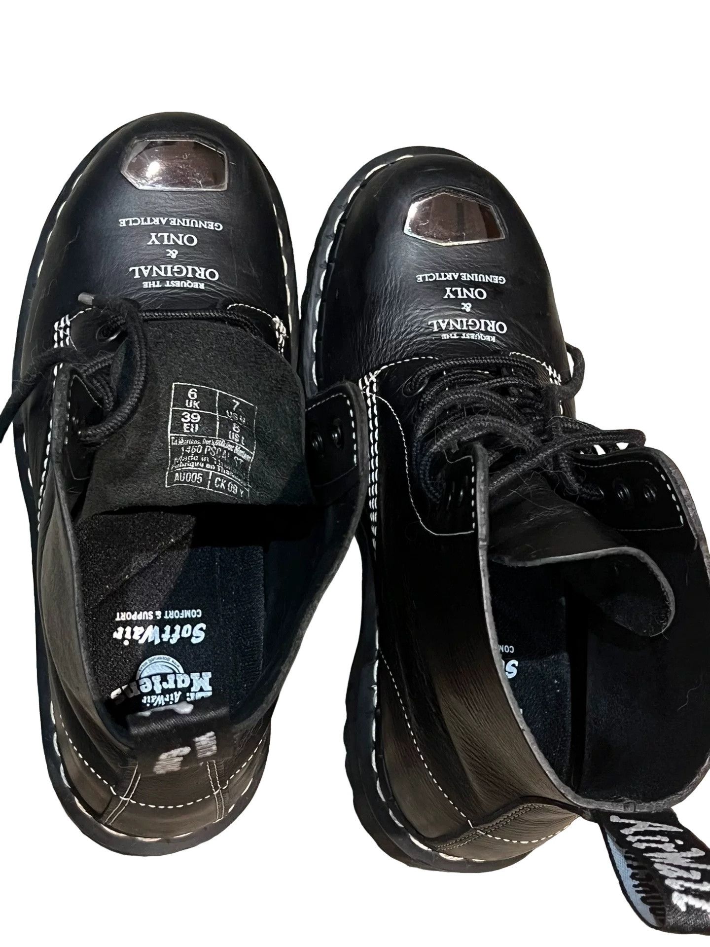 Dr. Martens Dr. Martens Steel Toe 1460 Bex Boots Size US 7 Size US 7 / EU 40 - 1 Thumbnail