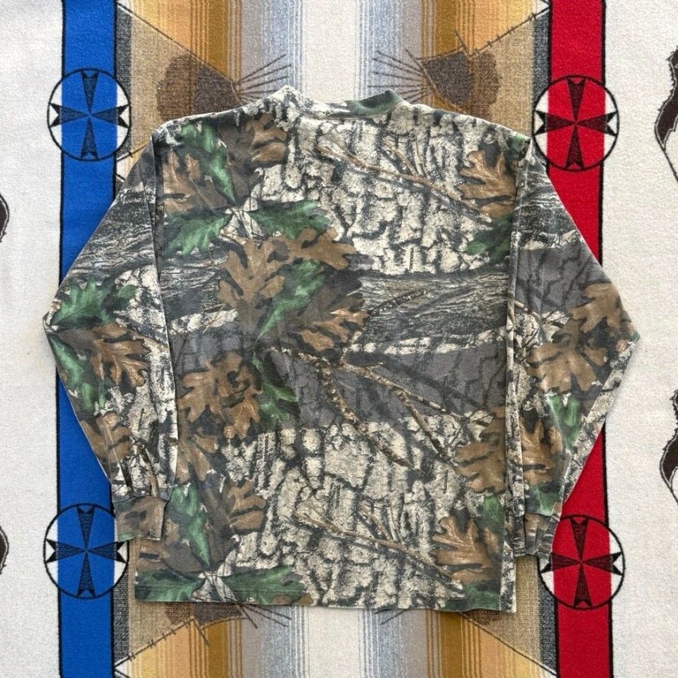 Jerzees VINTAGE Jerzees Camouflage Long Sleeve Henley Shirt Mens L Brown 90s Camouflage Hunting Outdoor 90s Size US L / EU 52-54 / 3 - 5 Thumbnail