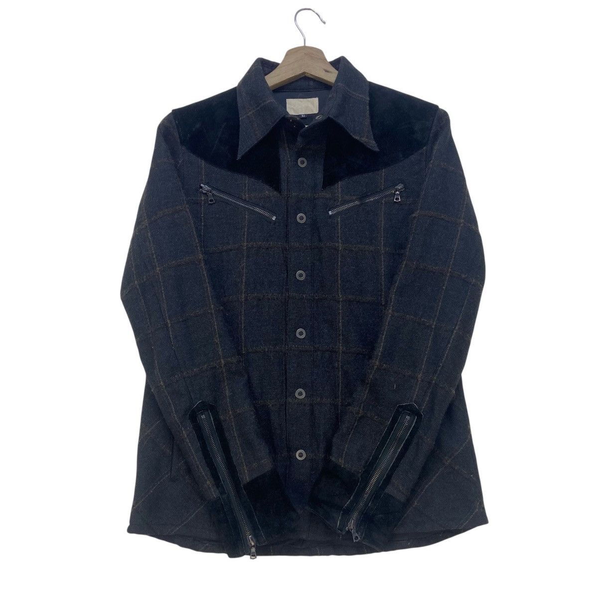 Japanese Brand Japanese Streetwear Rawlife Wool + Cowhide Riri Zipper Size US XS / EU 42 / 0 - 2 Thumbnail