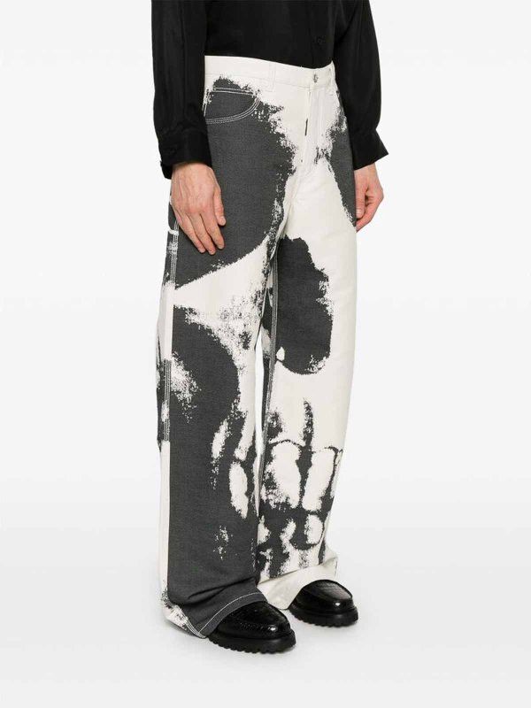 Alexander McQueen o1srvl11e0226 Carpenter Denim In Multicolor Size US 32 / EU 48 - 4 Thumbnail