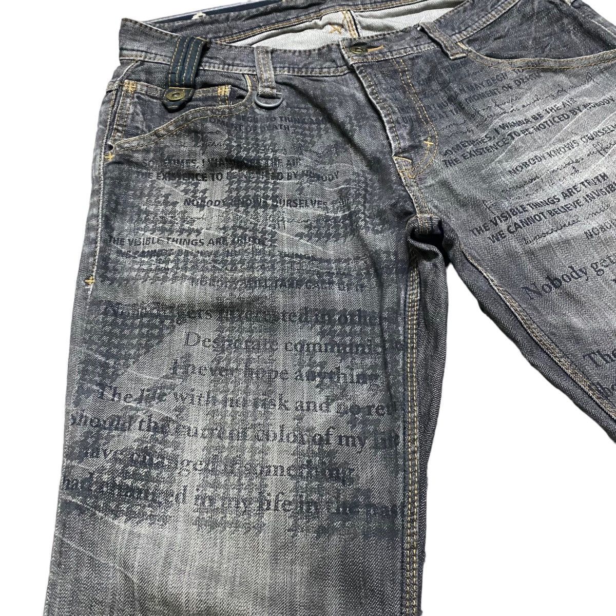 Japanese Brand HIDEAWAYS NICOLE Denim Flare Jeans Size US 31 - 5 Thumbnail