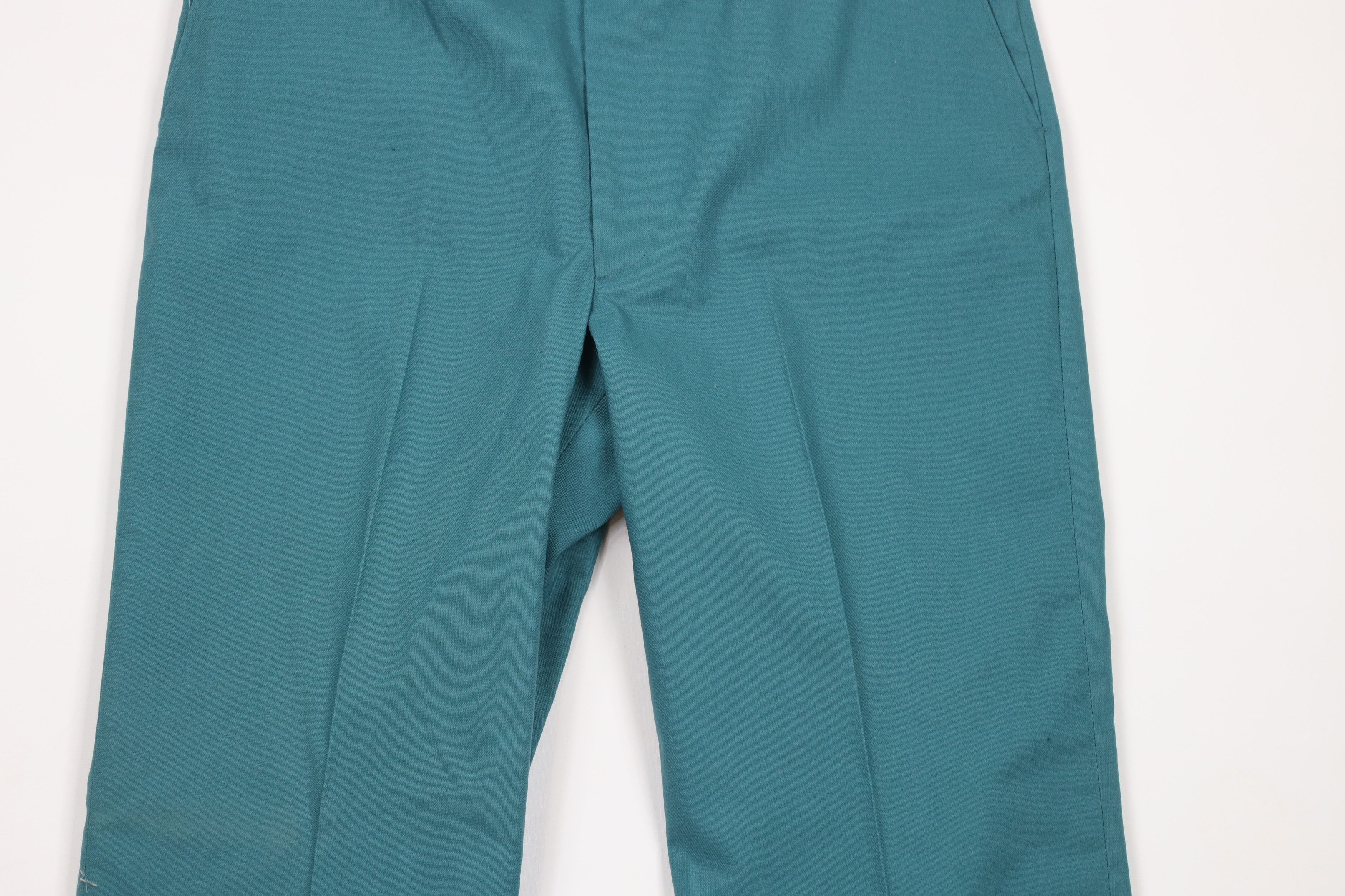 Vintage Vintage 70s Streetwear Wide Leg Bell Bottoms Pants Teal USA Size US 36 / EU 52 - 3 Thumbnail