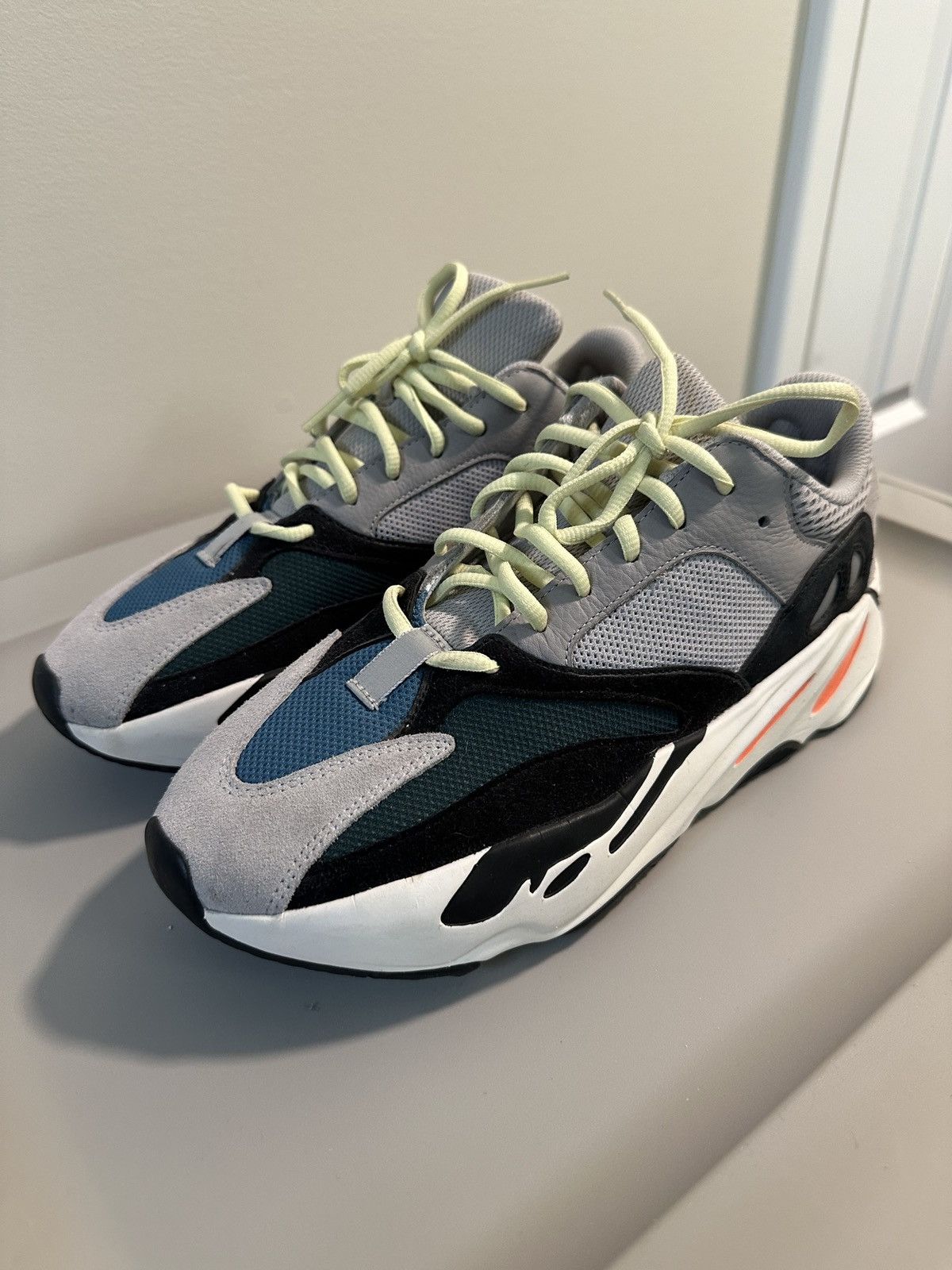 image of Yeezy Season Yeezy 700 Wave Runners Shoes in White, Men's (Size 10)
