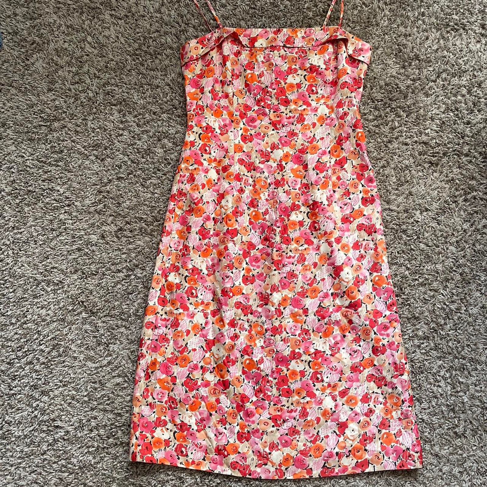 Ann Taylor × Vintage Sample 2001 Vintage Ann Taylor Summer Dress Size M / US 6-8 / IT 42-44 - 1 Thumbnail