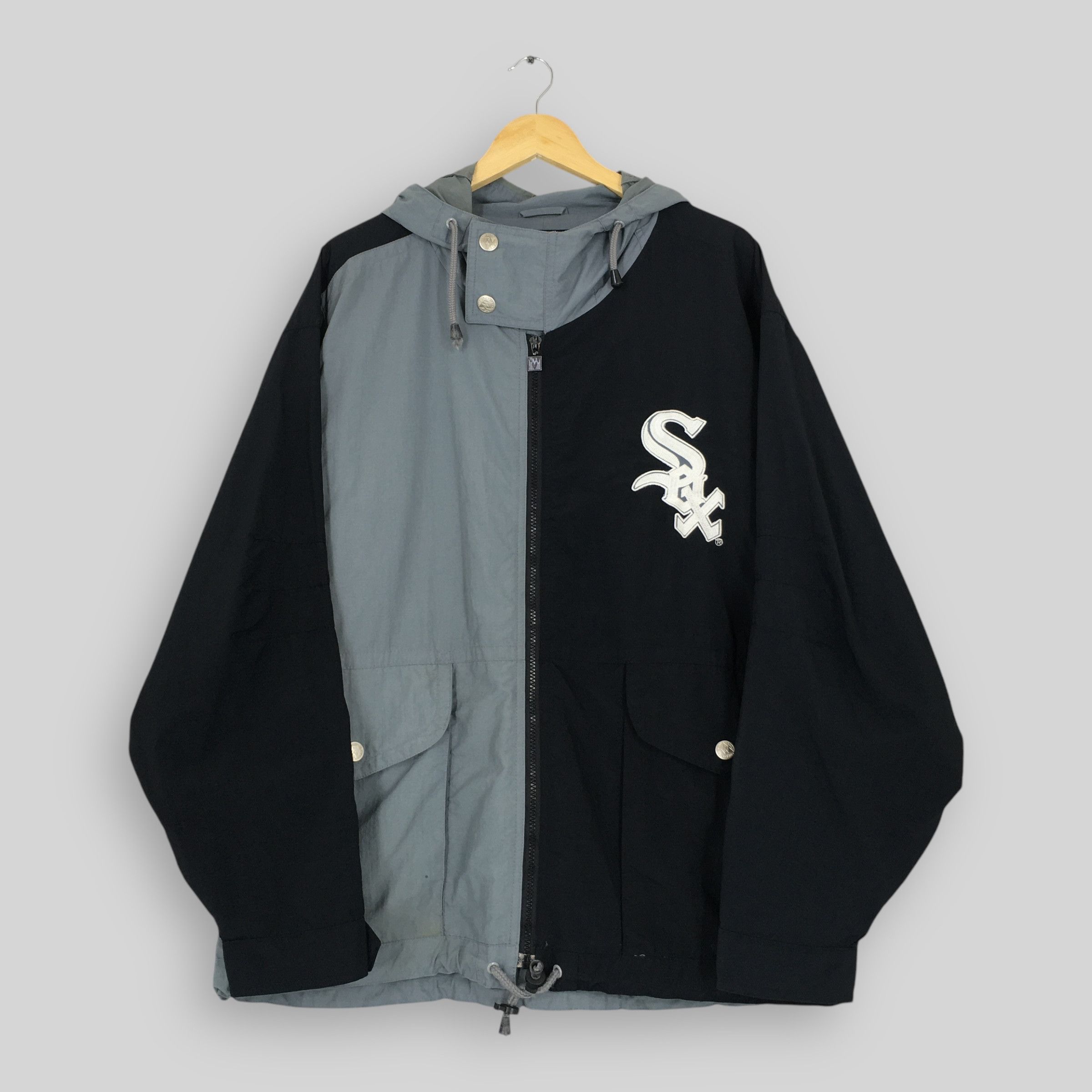 MLB × Vintage Vintage Chicago White Sox MLB Zipper Jacket Large Size US L / EU 52-54 / 3 - 1 Thumbnail