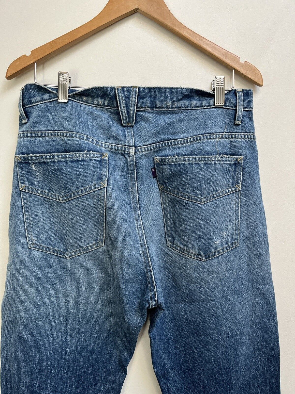 Needles Needles Nepenthes Patches Denim Jeans - Mid Blue Size US 32 / EU 48 - 3 Thumbnail