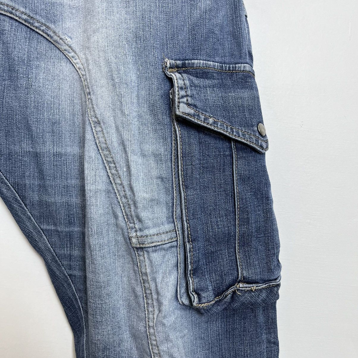 PPFM ARCHIVE ITEMS PPFM WorkWear Distressed Jeans 3D Pocket Size US 30 / EU 46 - 9 Thumbnail