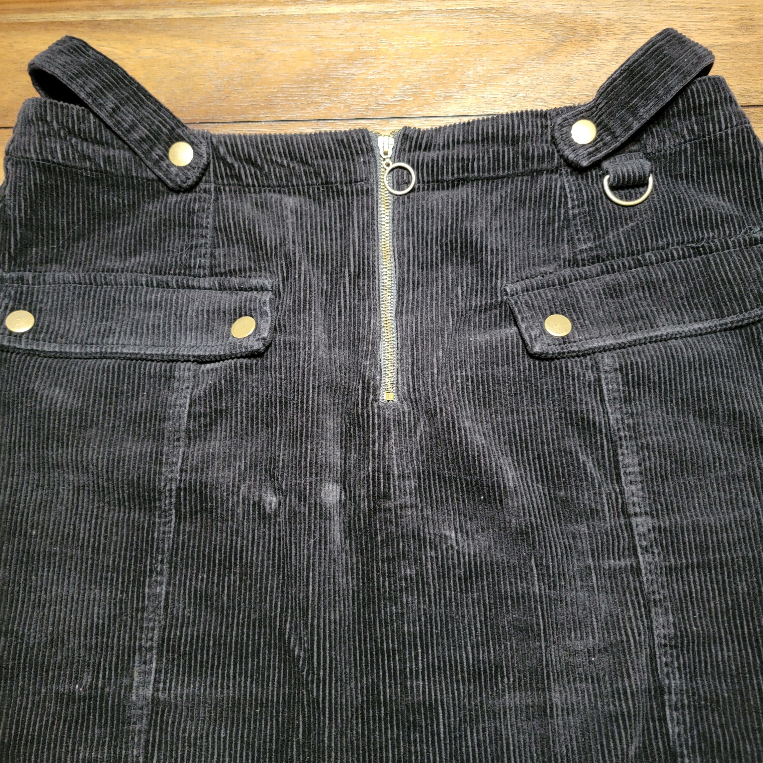 Forever 21 Forever 21 Corduroy Midi Skirt w/ Zipper & Side Loops-2X Size 40" / US 18 - 2 Thumbnail