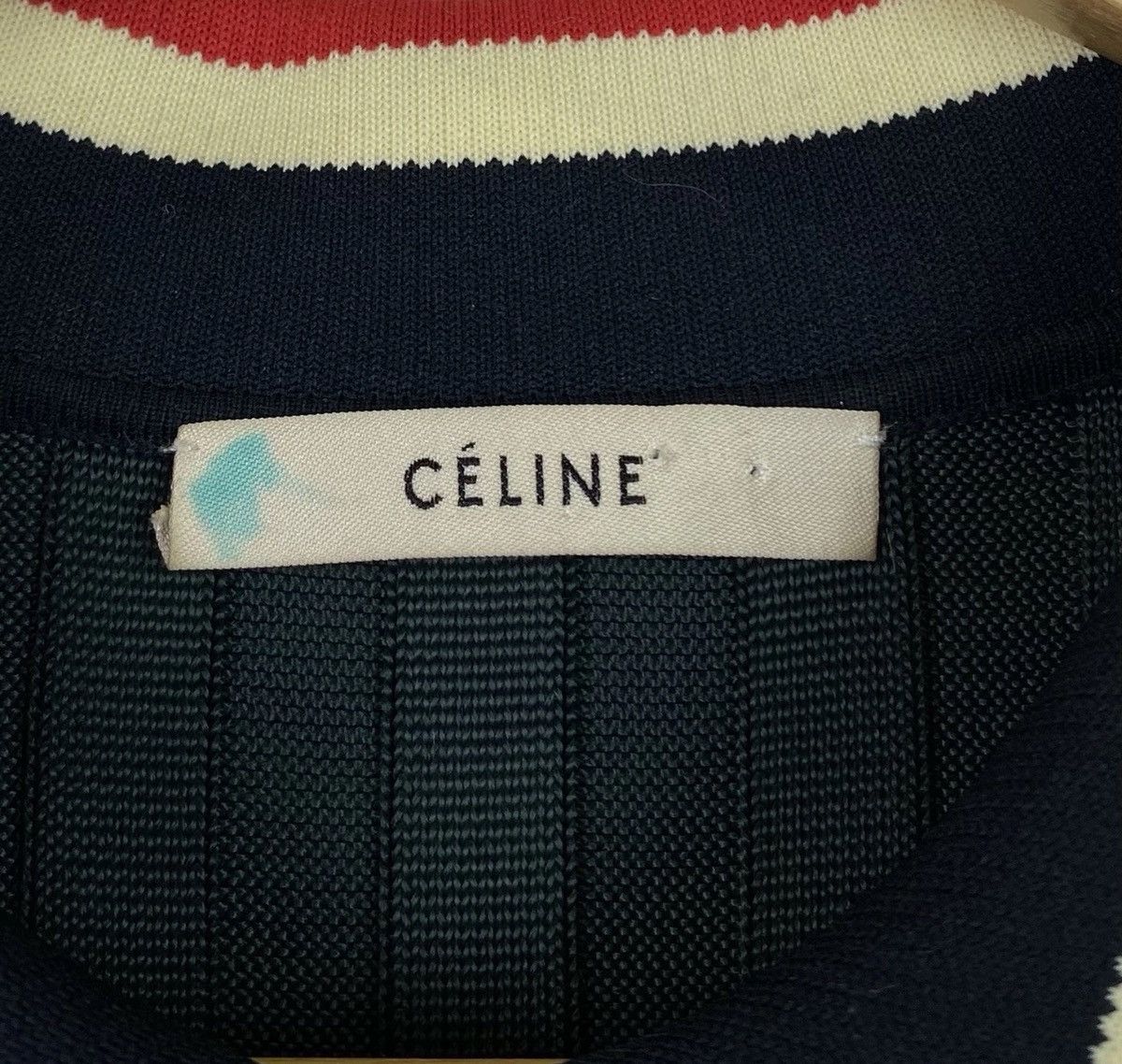 Celine Céline S/S 2014 Ribbed Knit Tunic Polo Neck Shirt Women’s Size S / US 4 / IT 40 - 6 Thumbnail