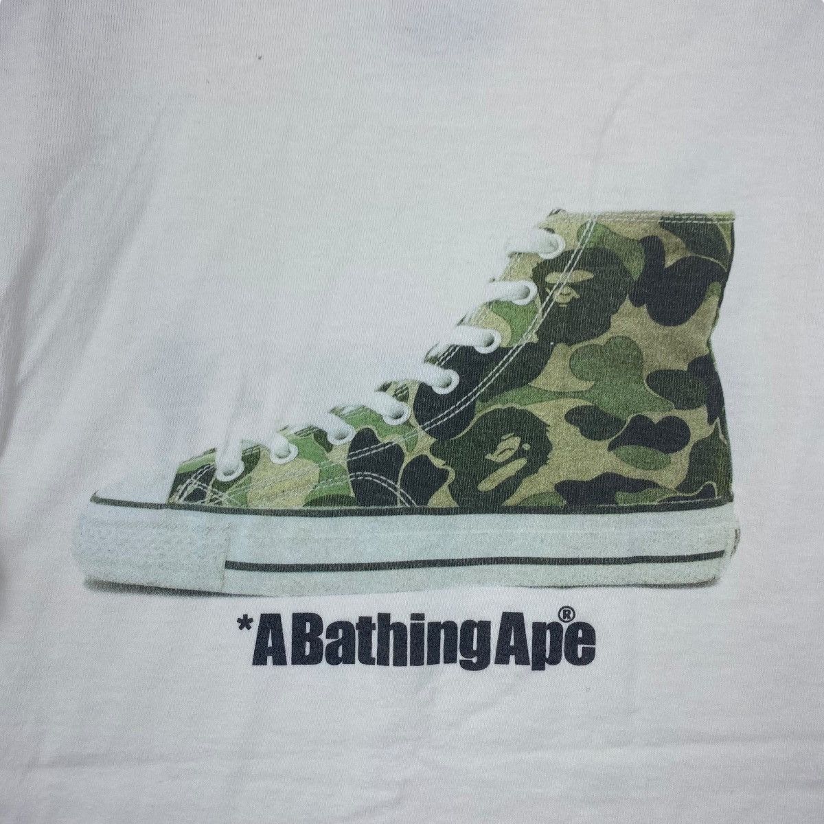 Bape Vintage BAPE Ideograpeh T-Shirt Camouflage Shoes Logo Size US XS / EU 42 / 0 - 5 Thumbnail